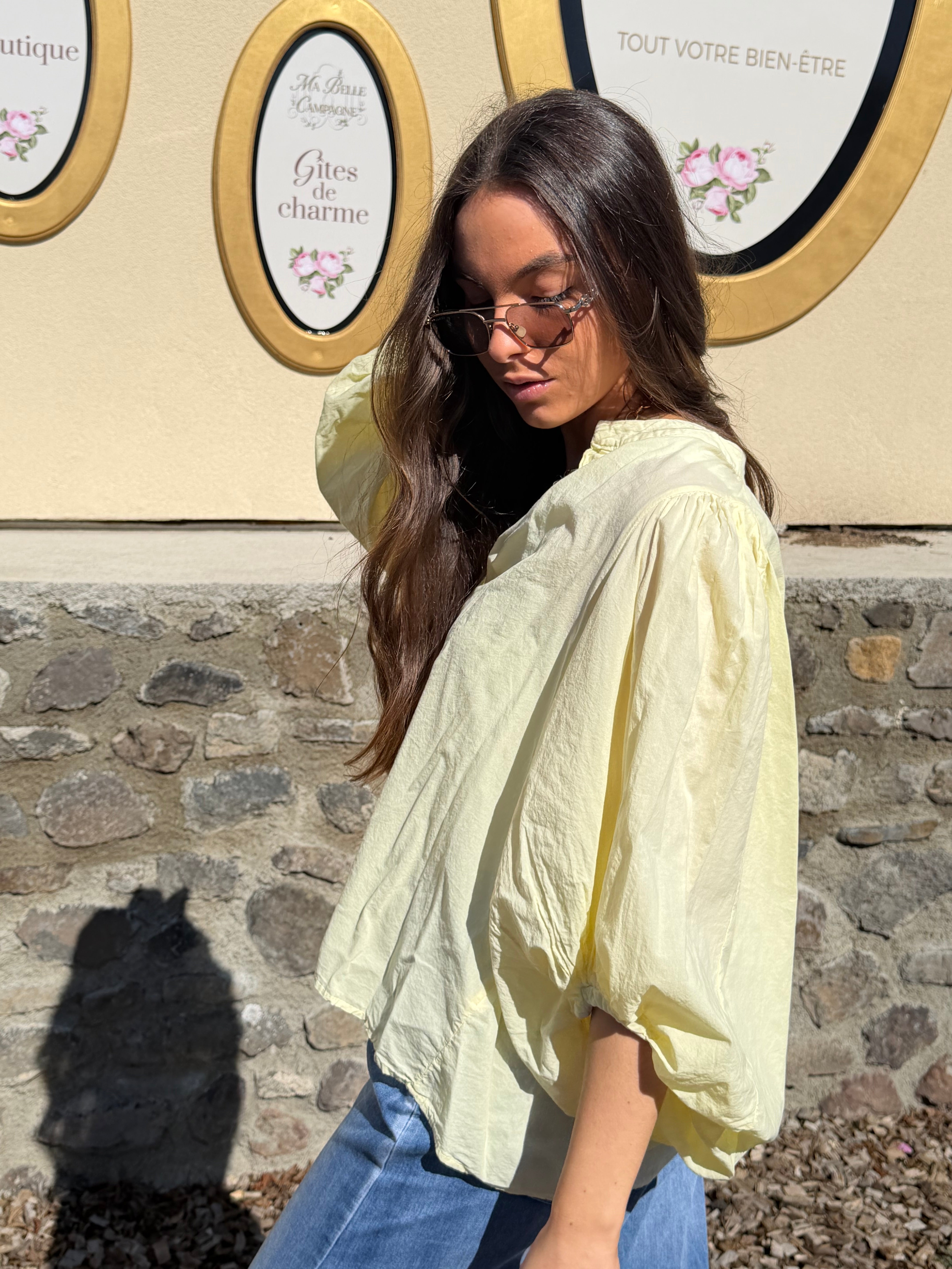 Blouse | AZALEE | Jaune