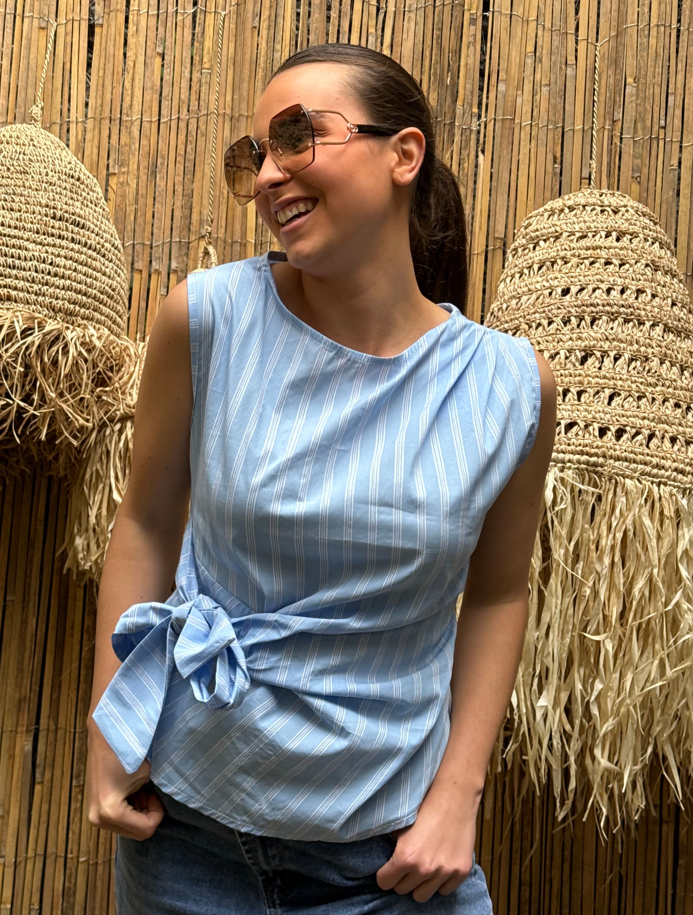Top | ENZA | Bleu