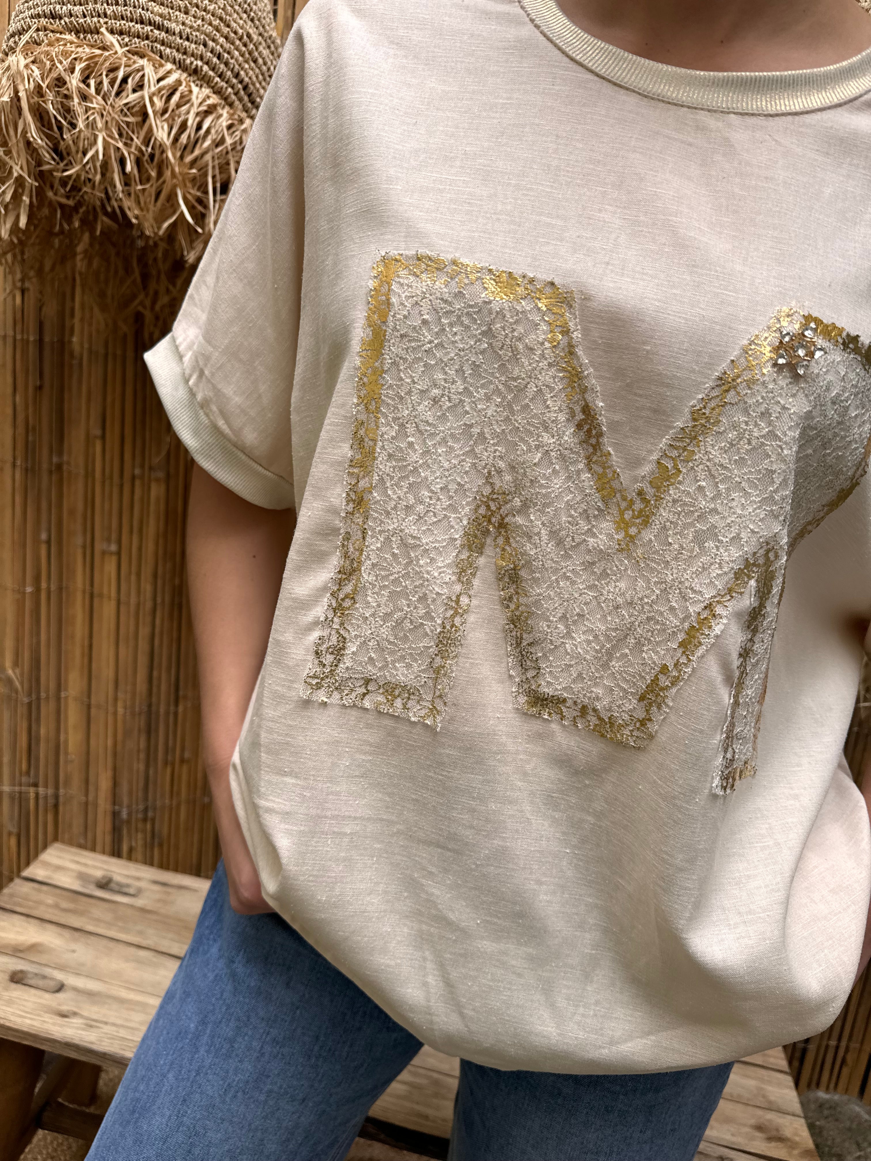 T-shirt | MÉLIA | Beige