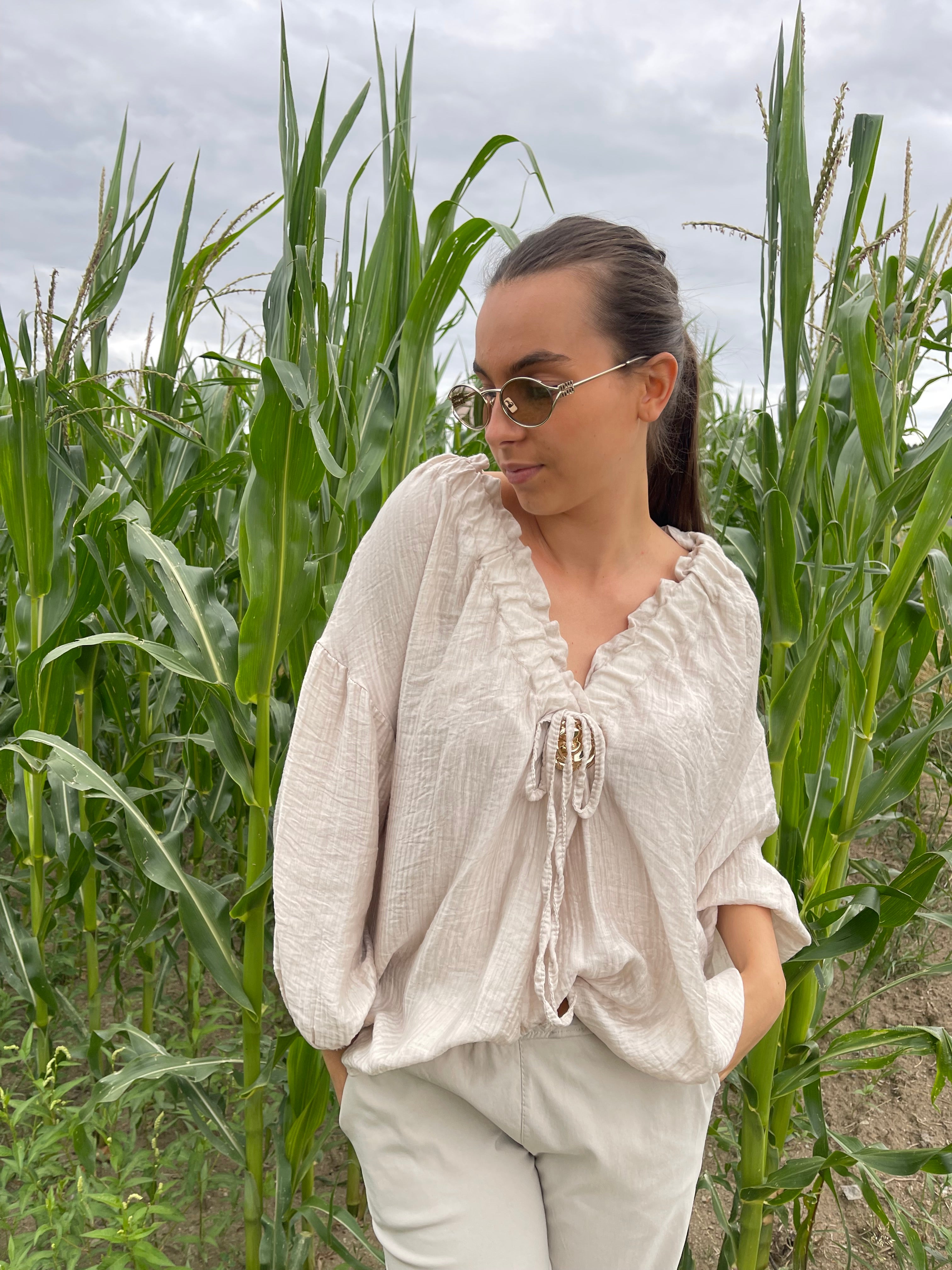 Blouse | NOIRAUDE | Beige