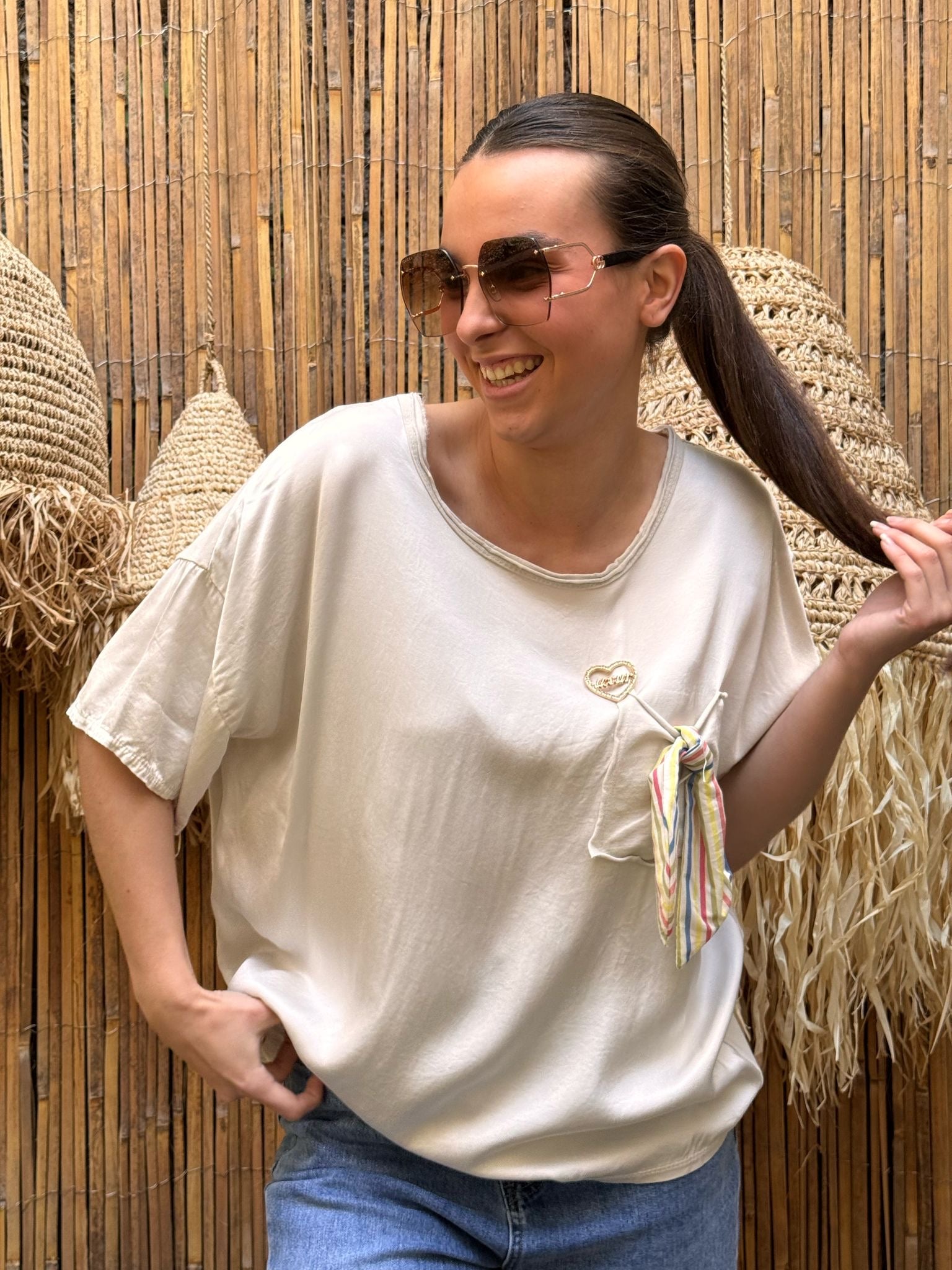 T-shirt | AURORE | Craie