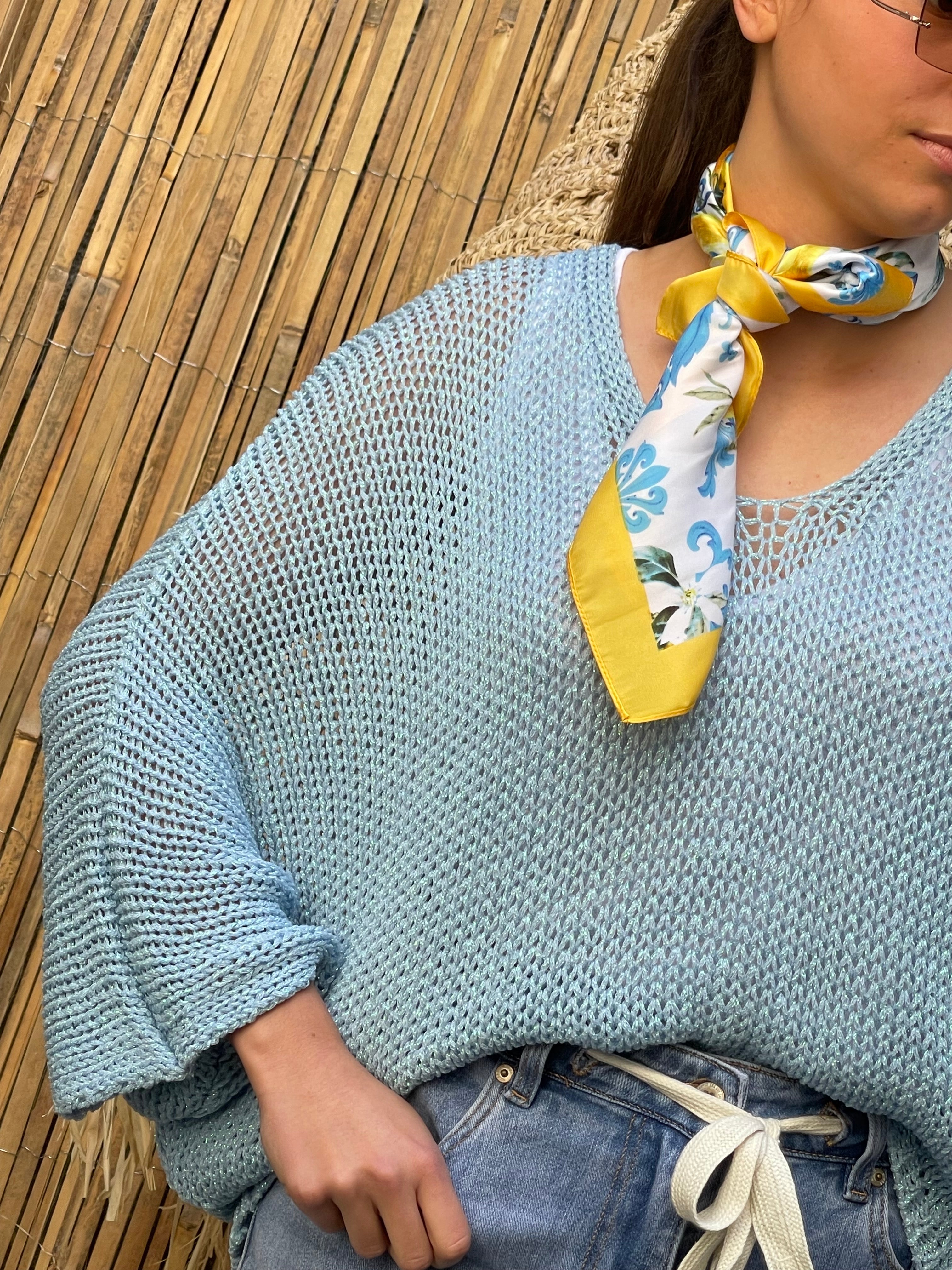 Pull | ALUNA | Bleu