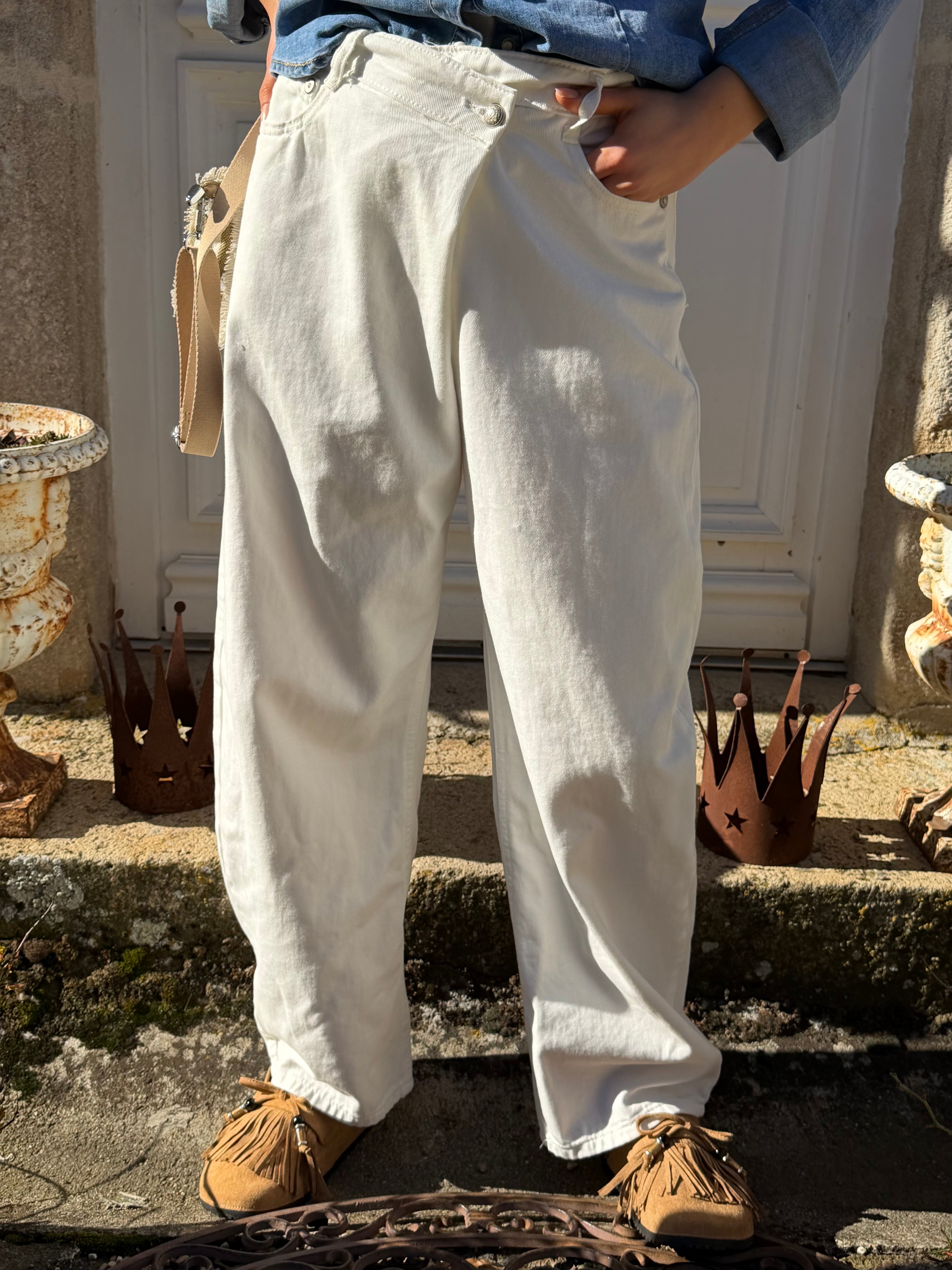 Pantalon | CELESTINE | Ecru