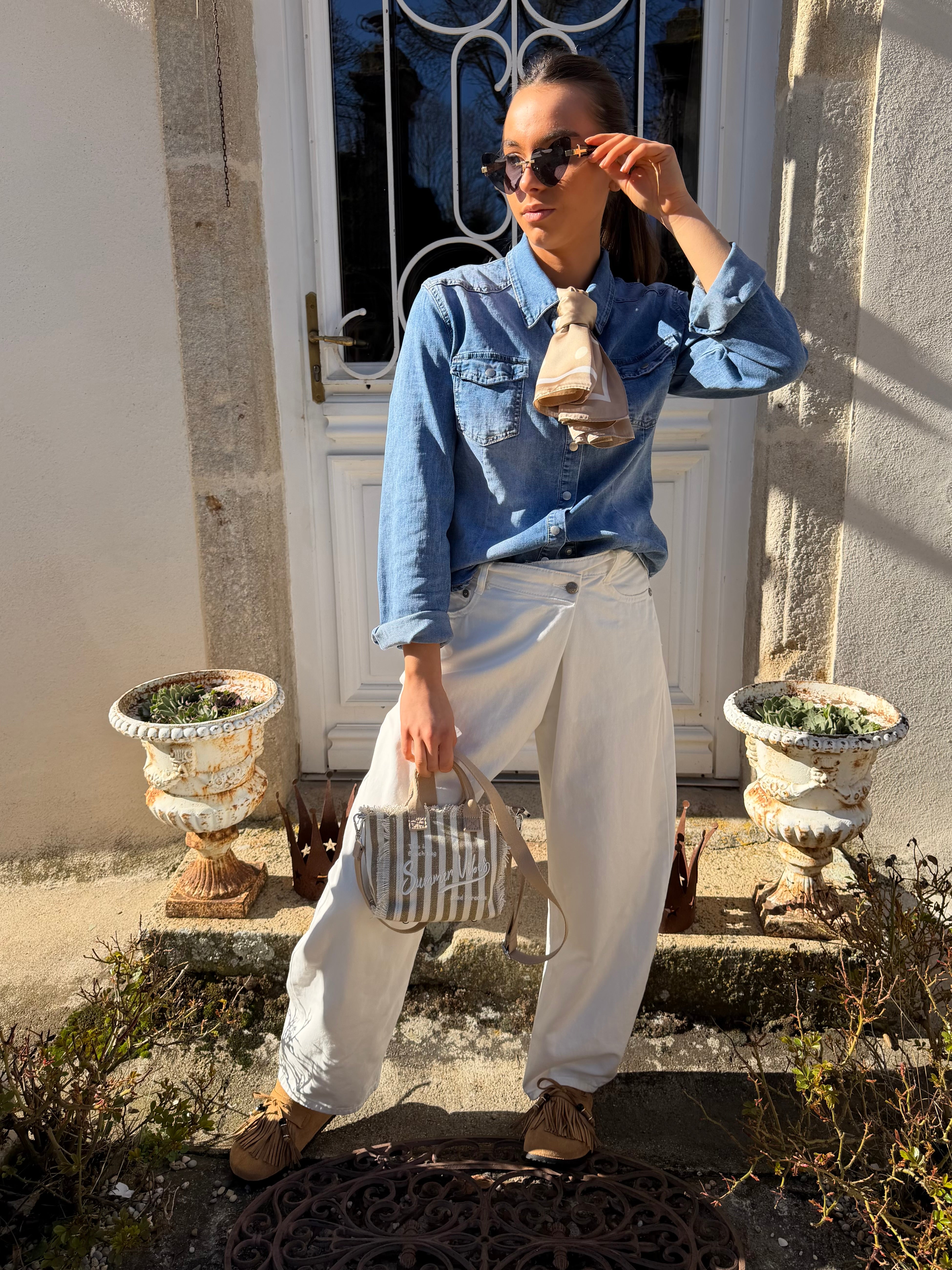 Pantalon | CELESTINE | Ecru