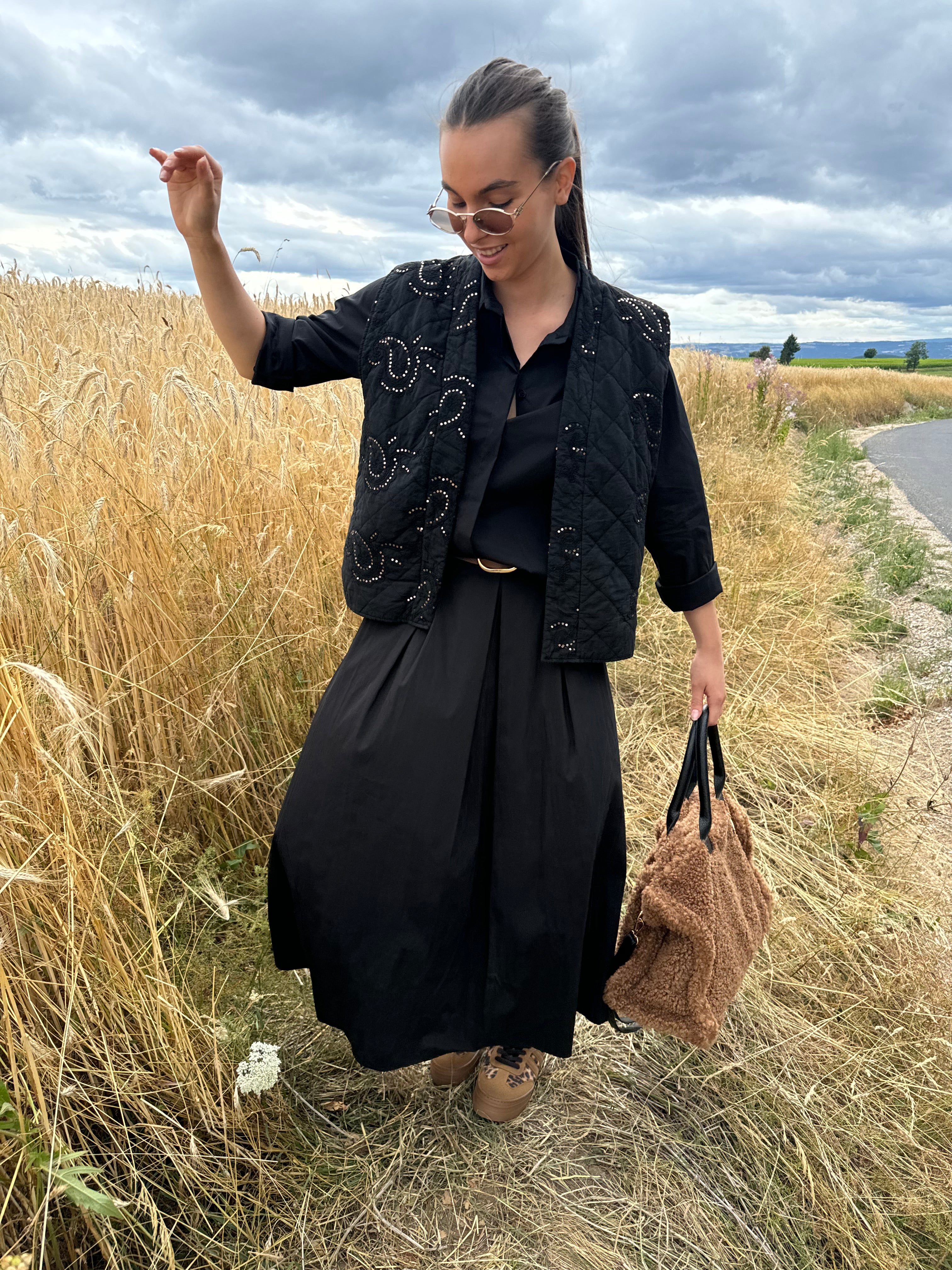 Gilet | GARANCE | Noir