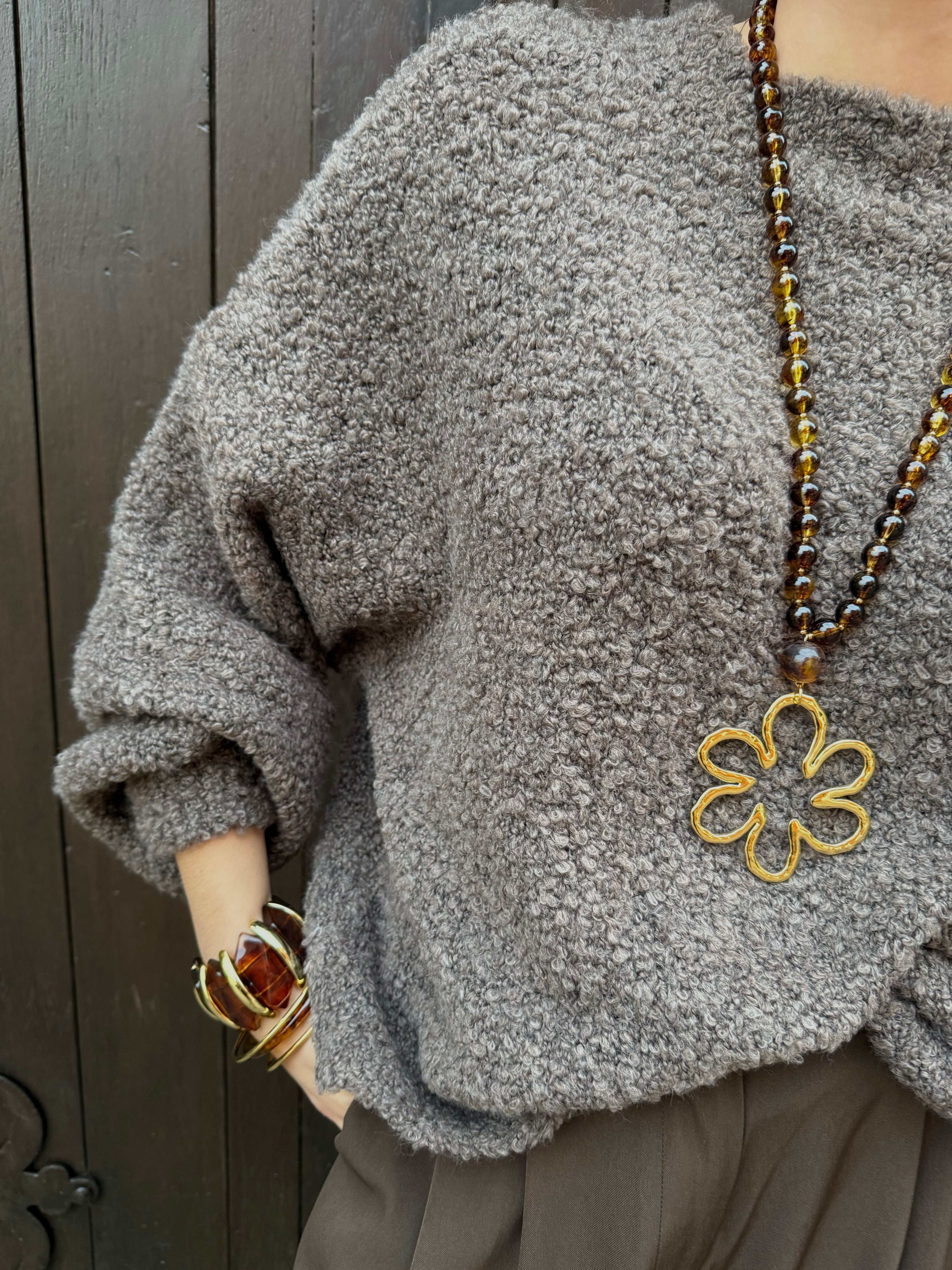 Pull | LOUISE | Marron