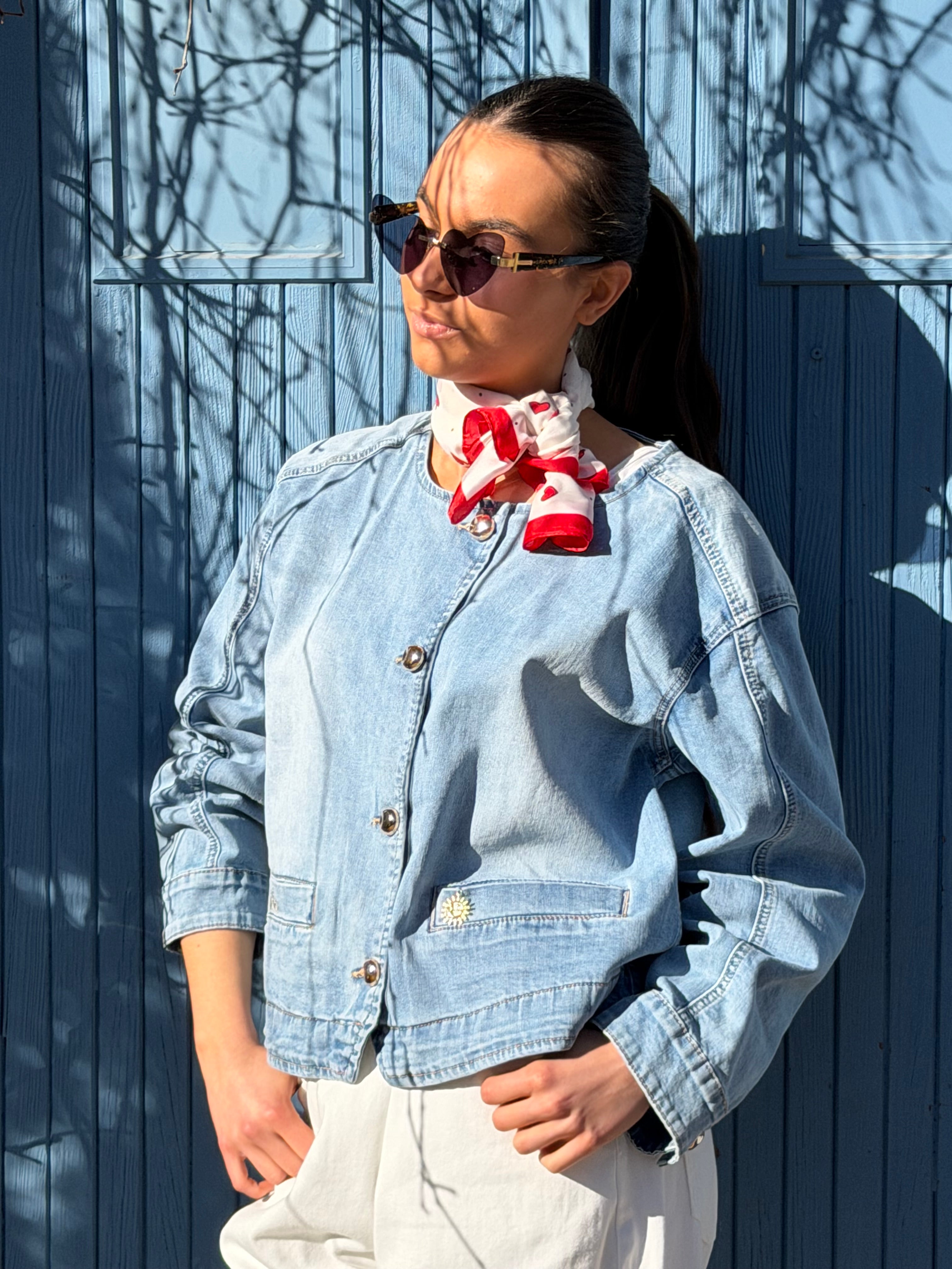 Veste | ENORA | Bleu jeans