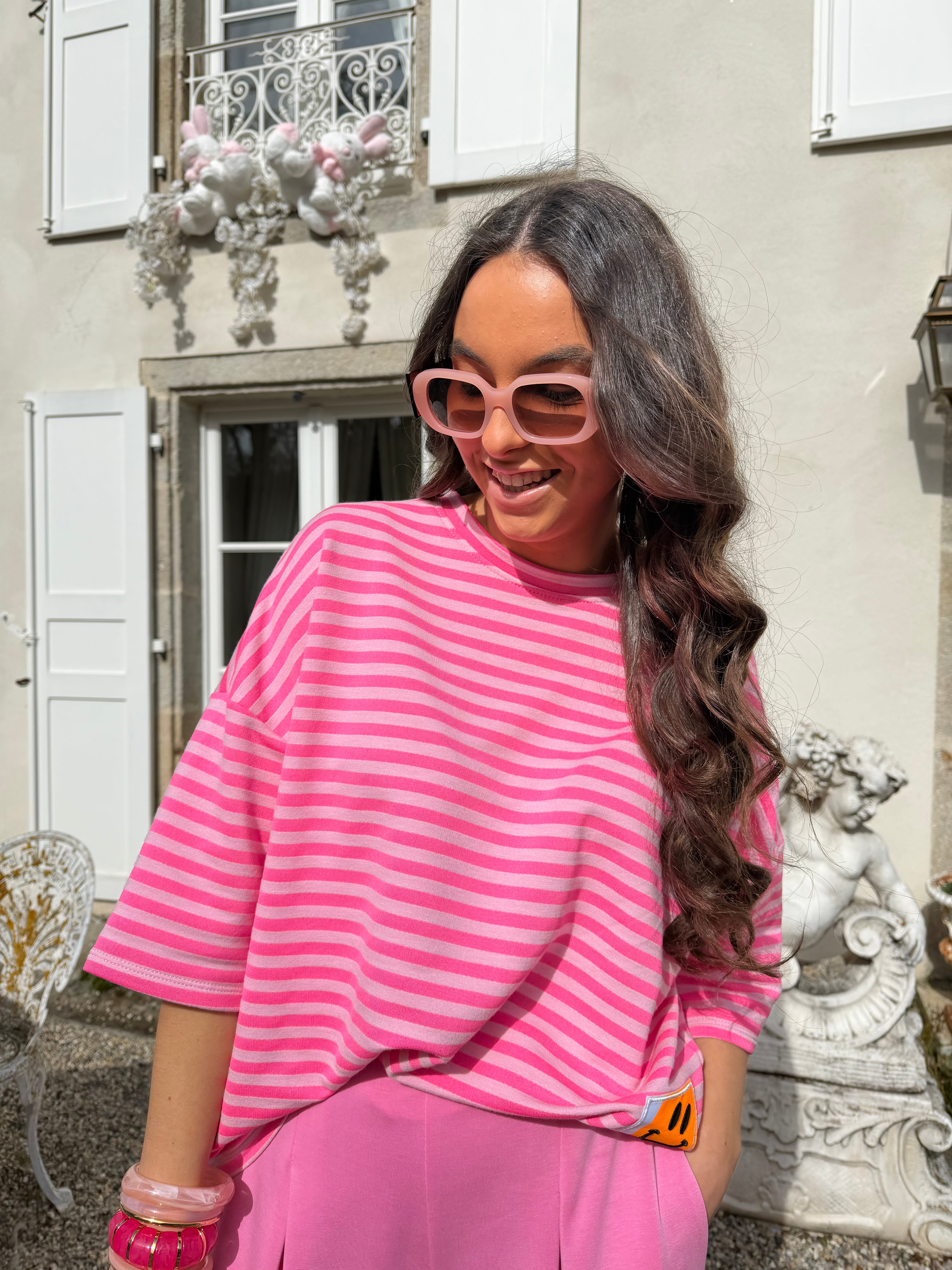 Sweat | ORALIA | Rose et Fuchsia