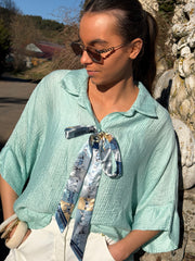 Chemise | SYLVAINE | Turquoise