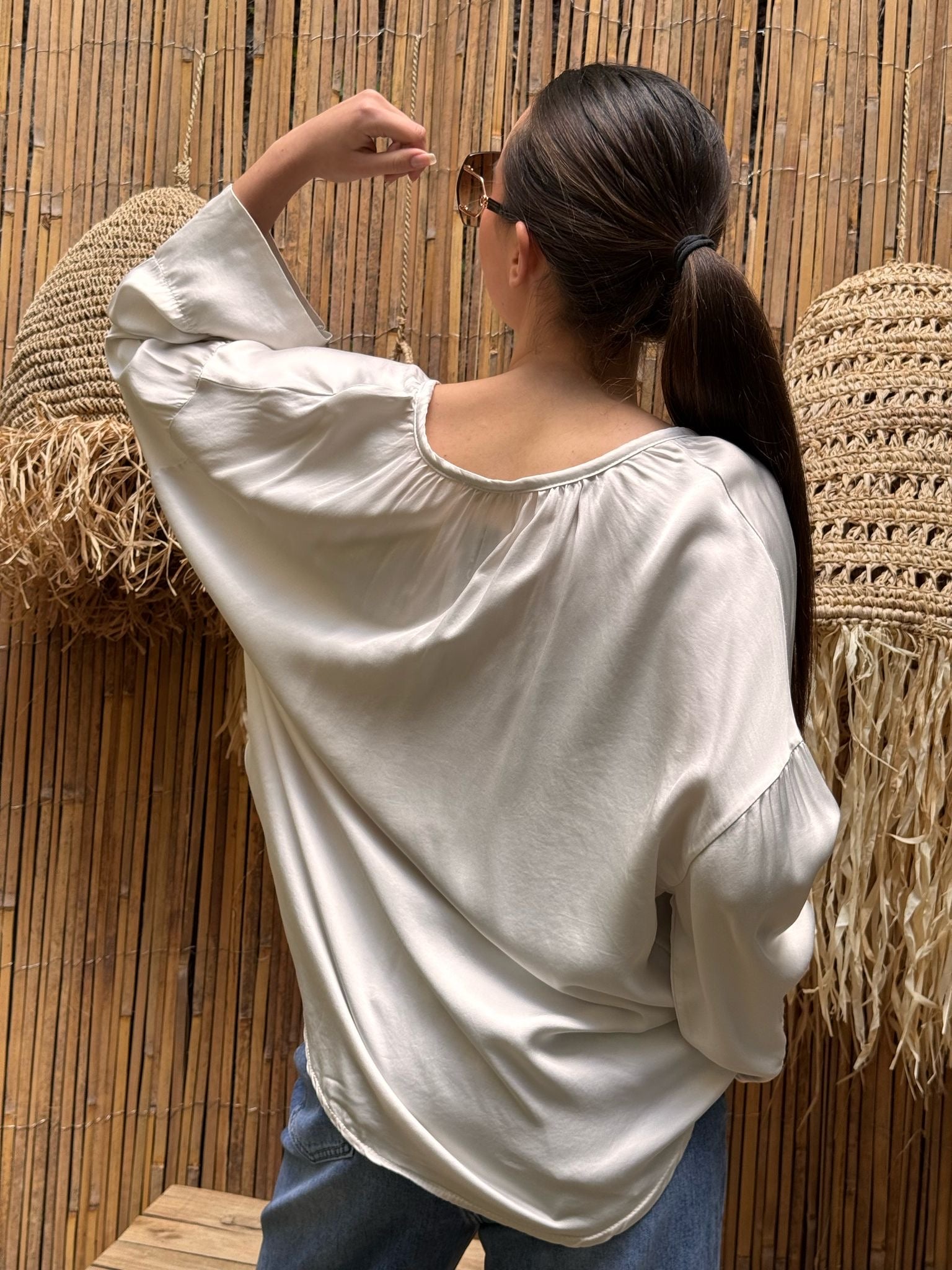Blouse | SABIA | Beige