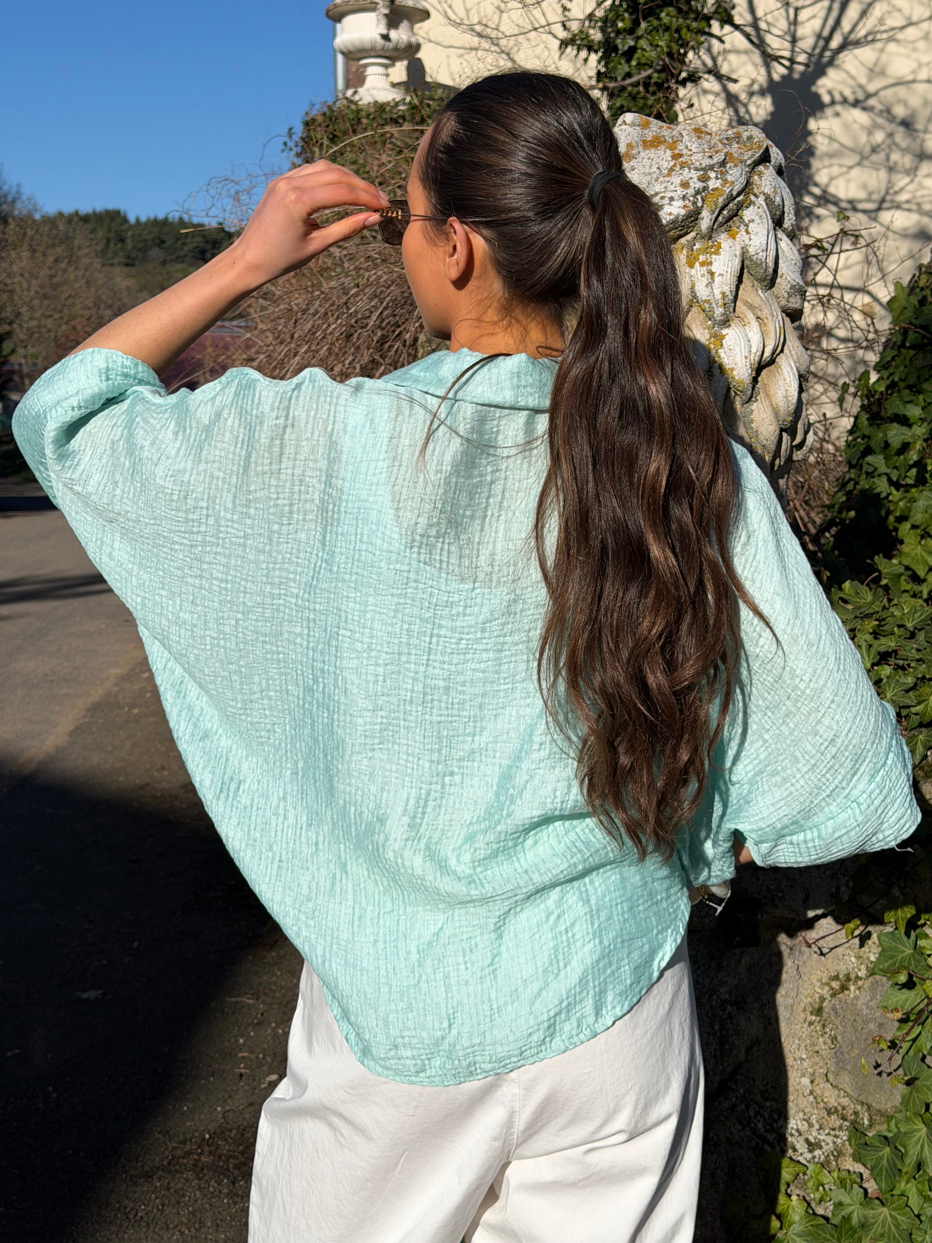 Chemise | SYLVAINE | Turquoise