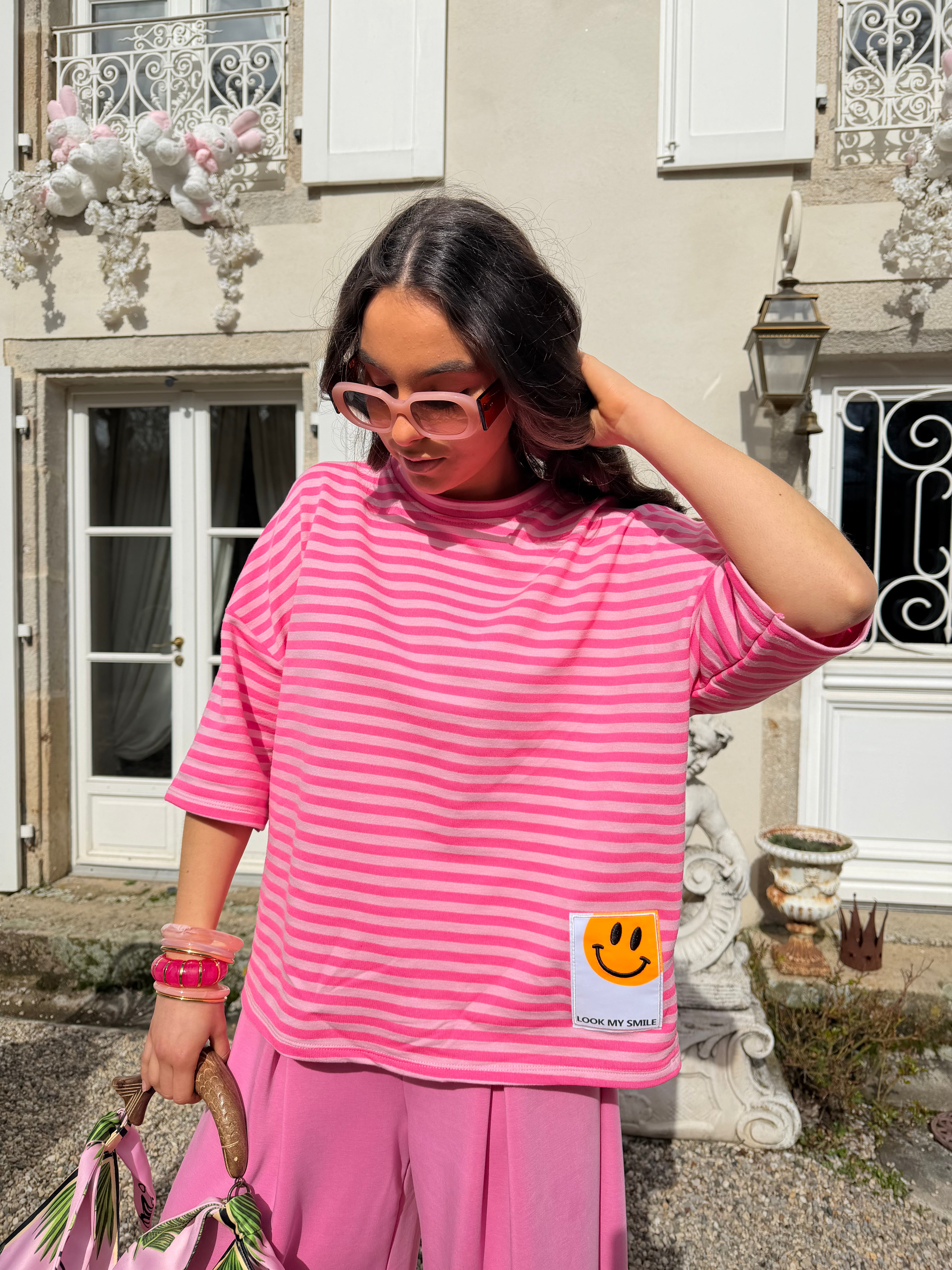Sweat | ORALIA | Rose et Fuchsia