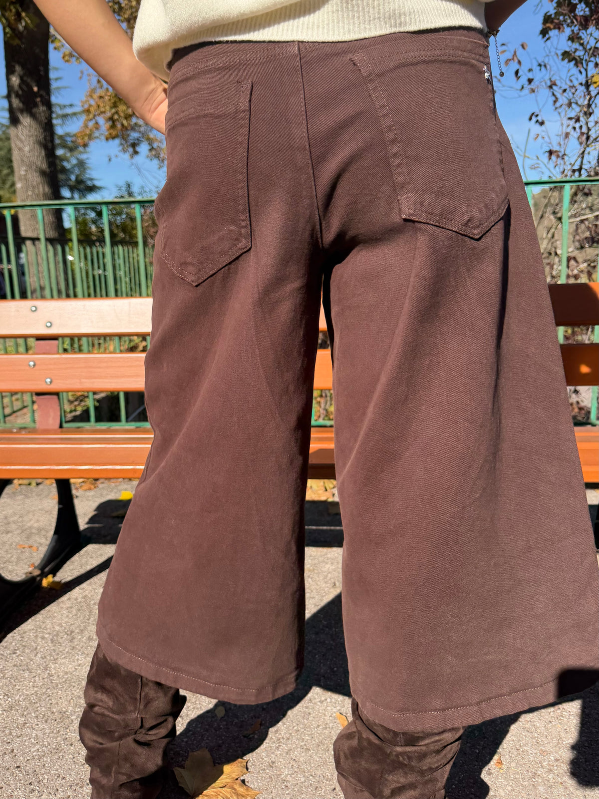 Jupe Culotte | Nova | Marron