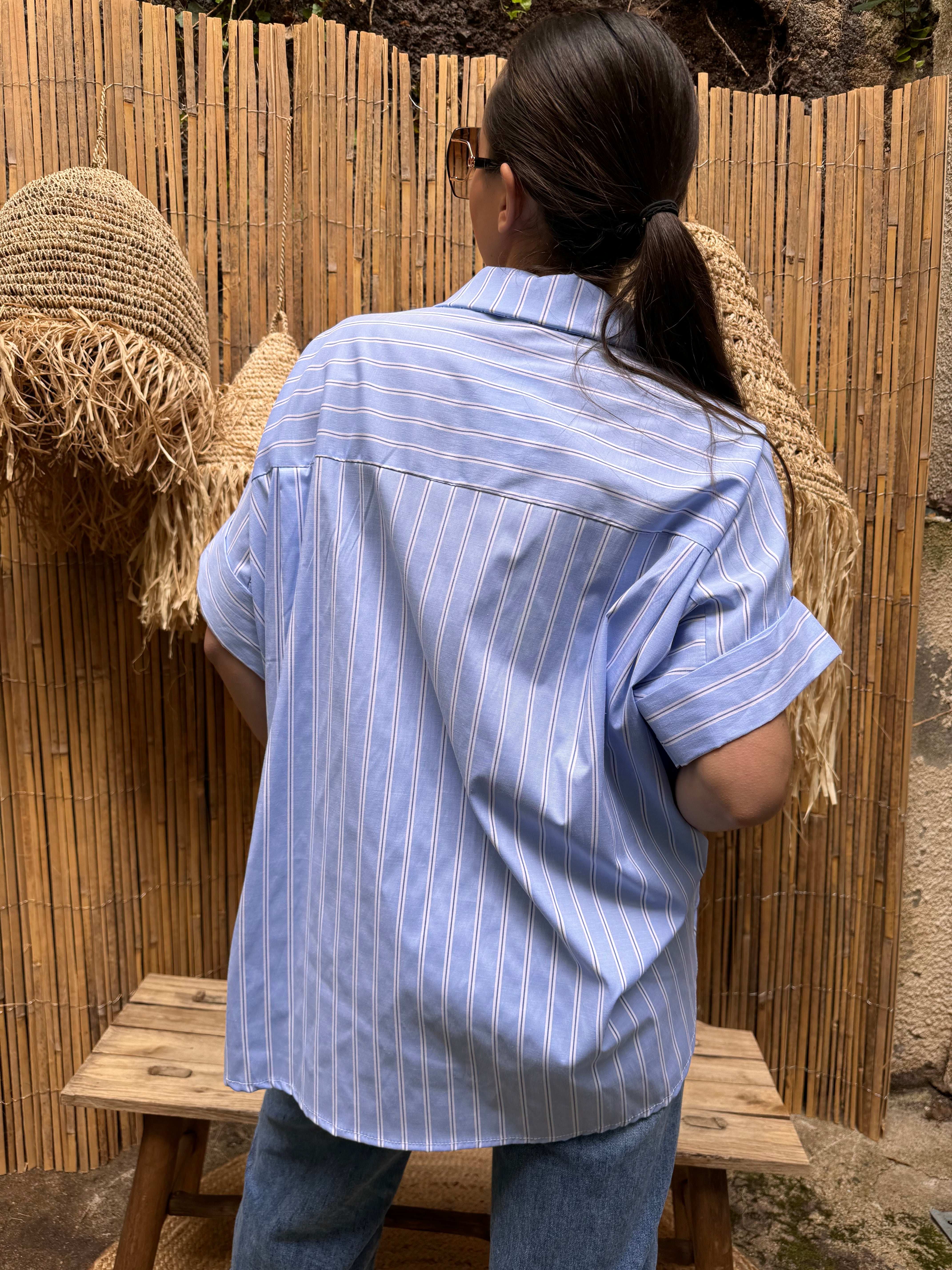 Chemise | LYENA | Coeur Bleu Ciel