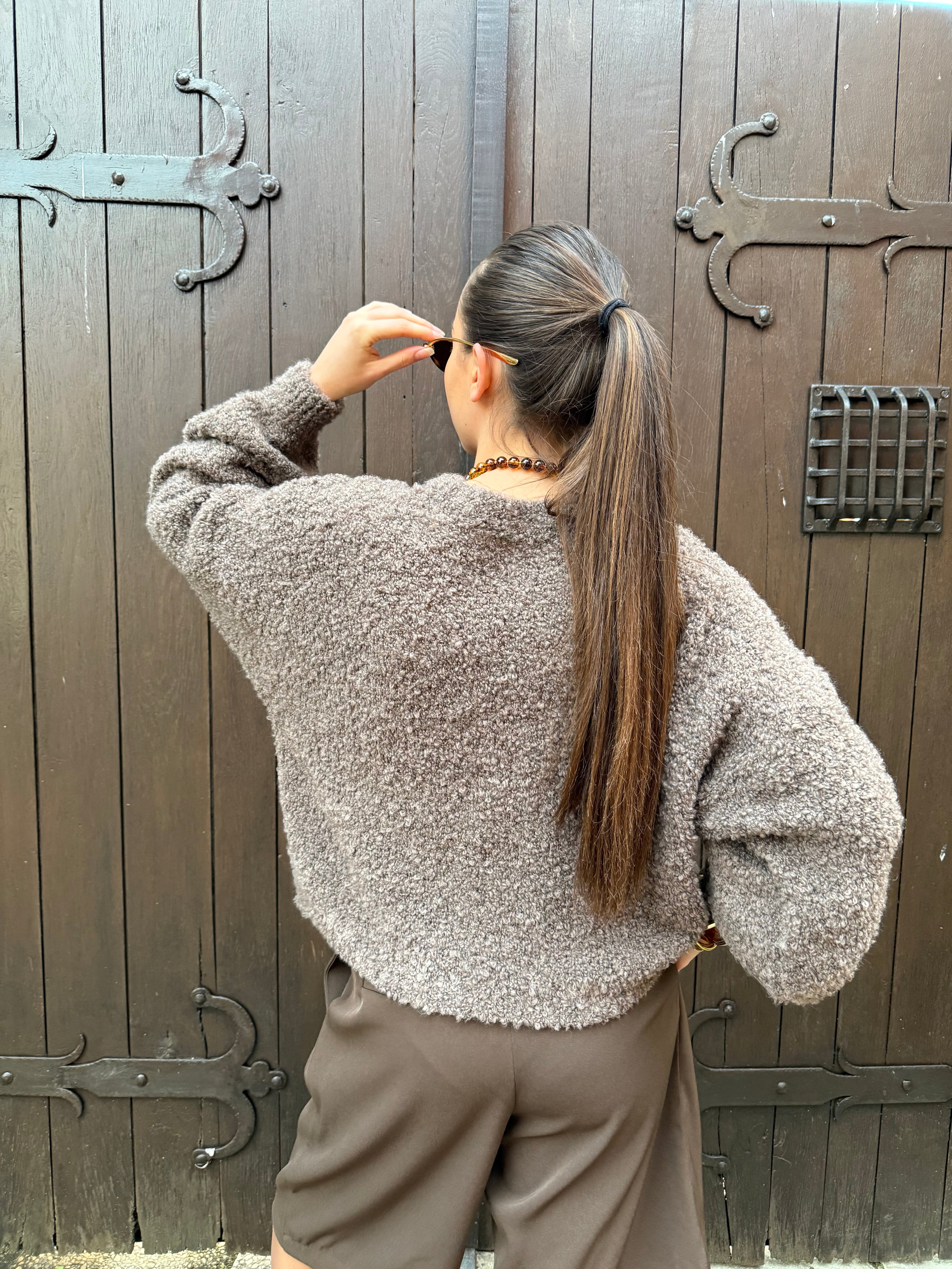 Pull | LOUISE | Marron