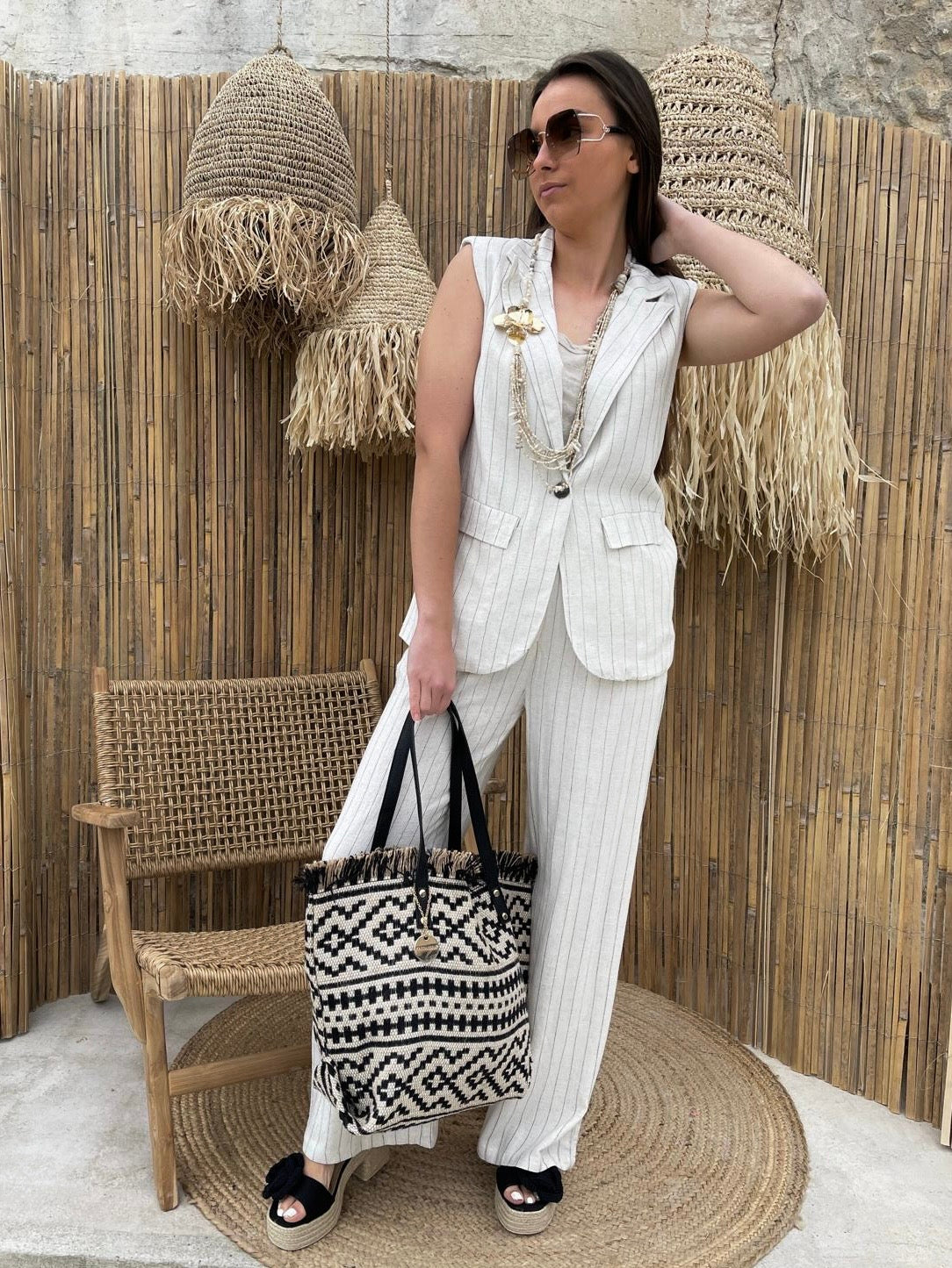 Pantalon | FÉLICIE | Beige