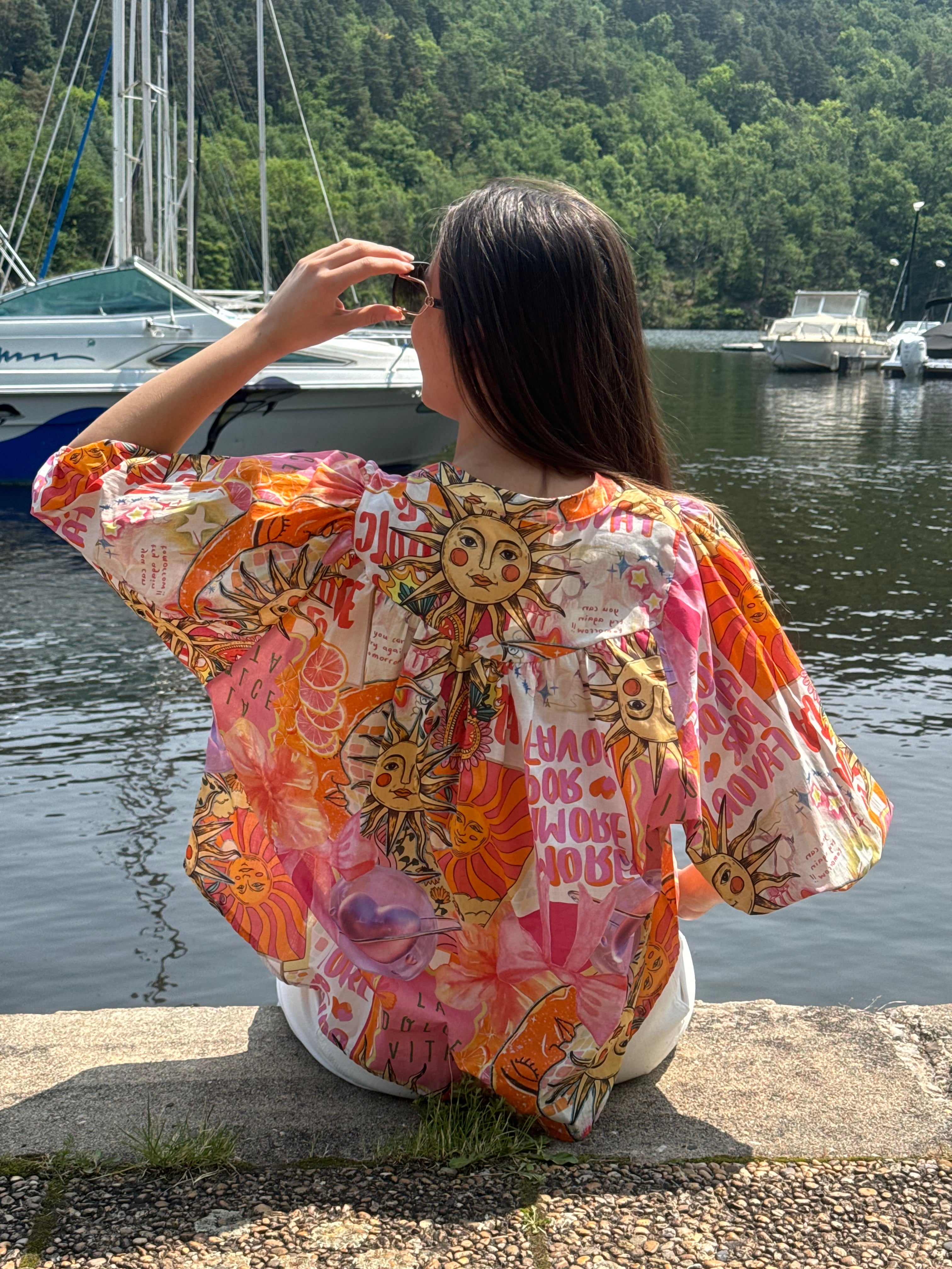 Chemise | MAONA | Jaune Rose