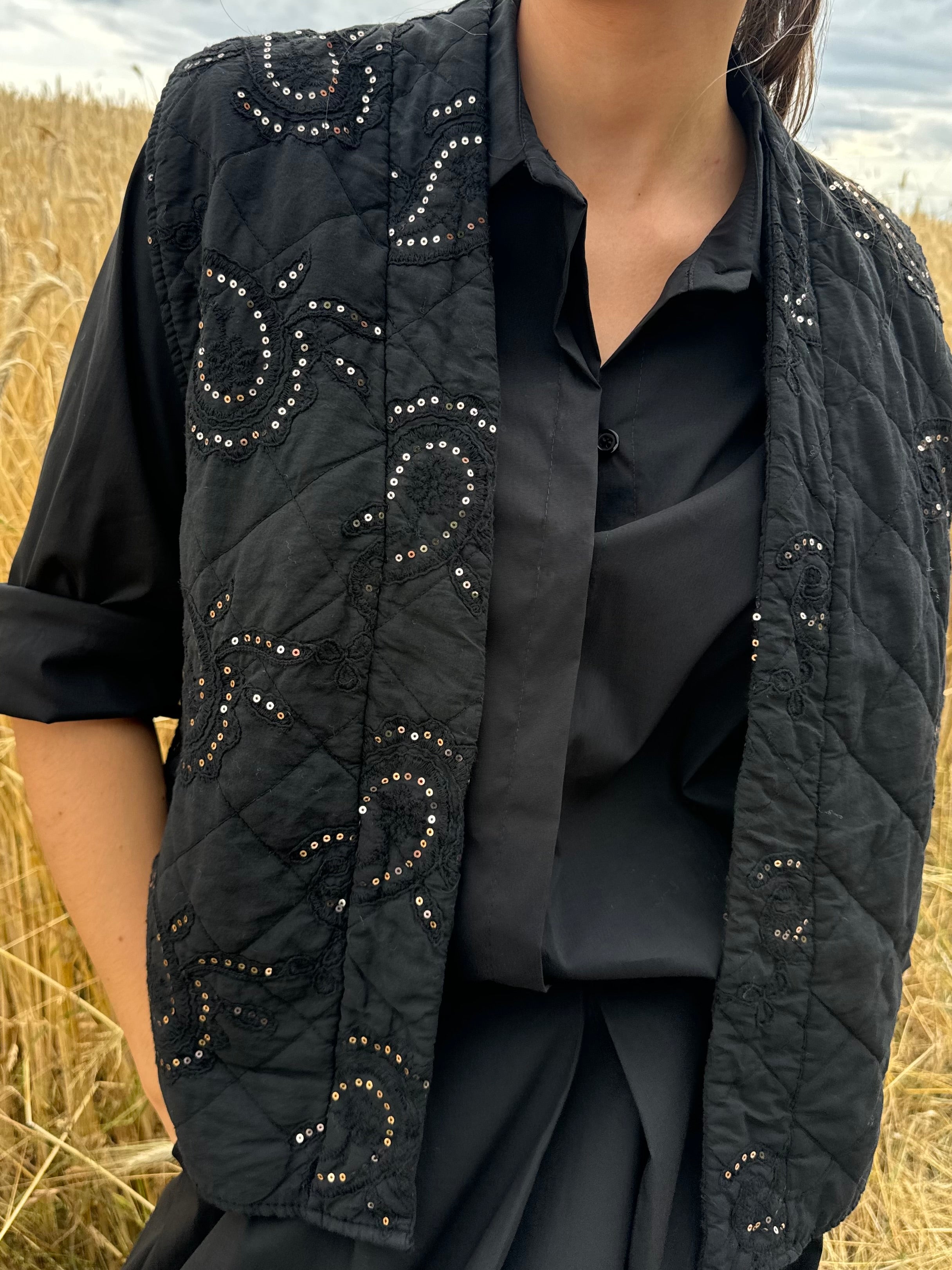 Gilet | GARANCE | Noir