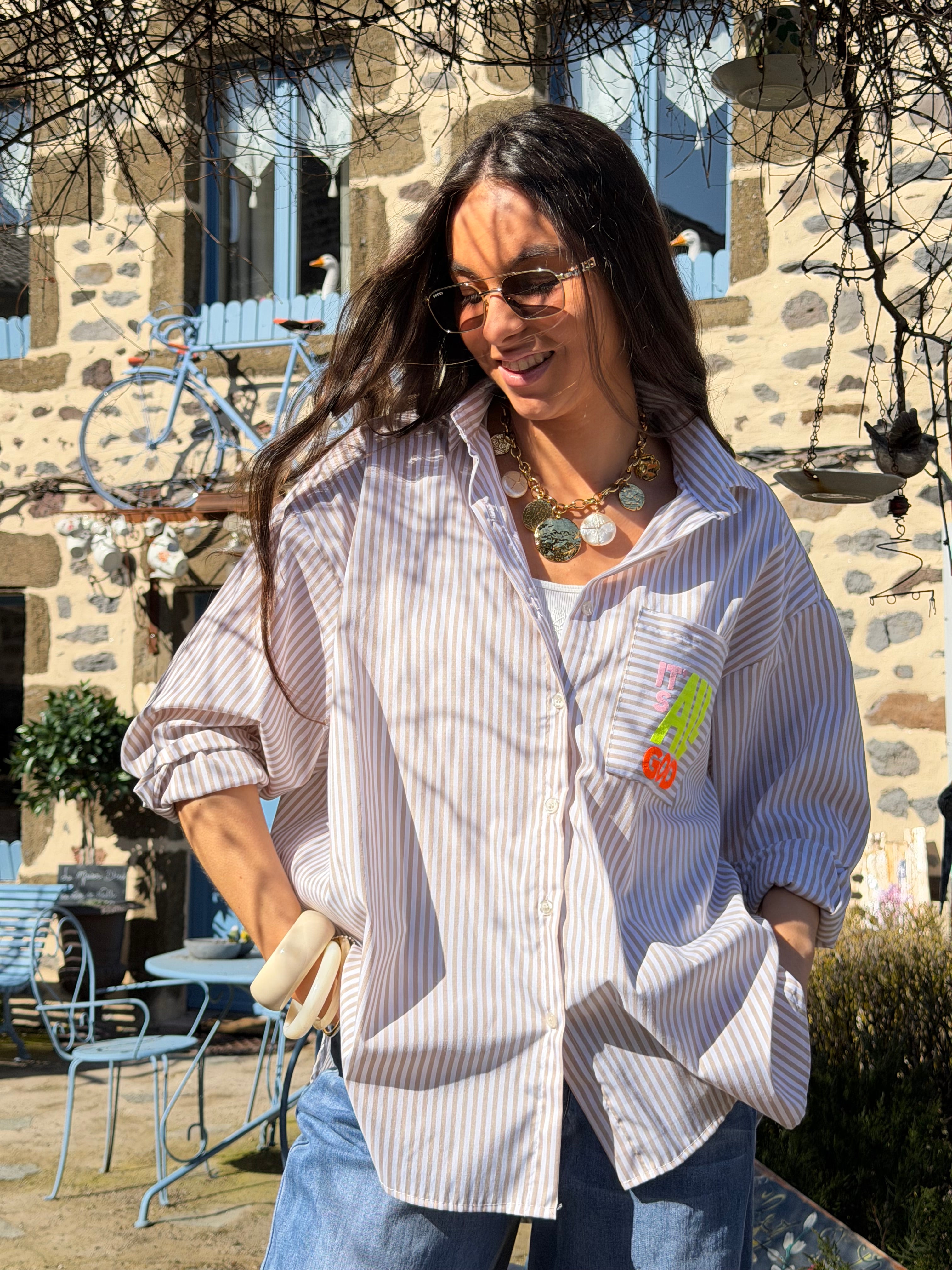 Chemise | BELLUME | Beige