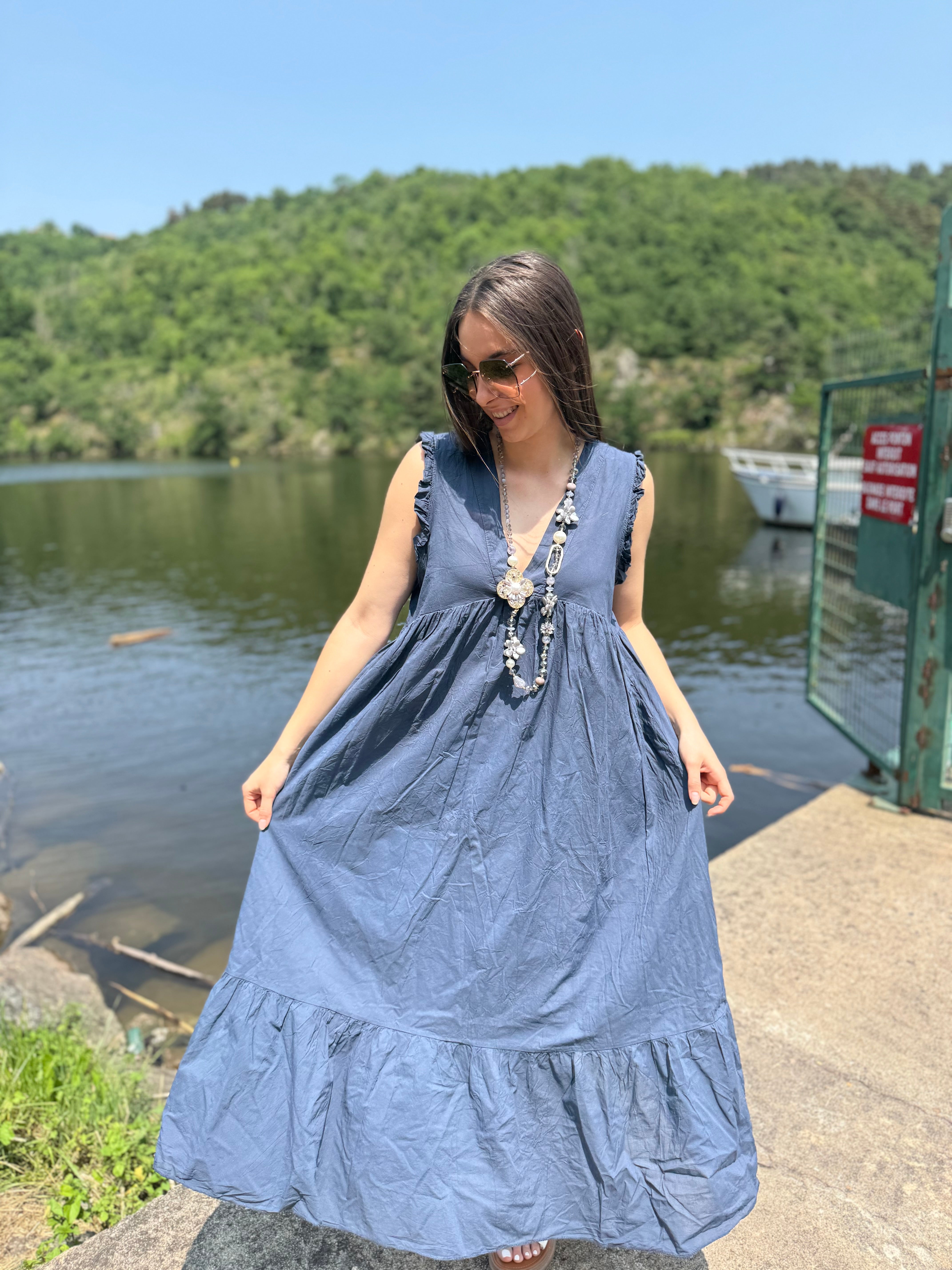 Robe | ALUNA | Bleu Marine