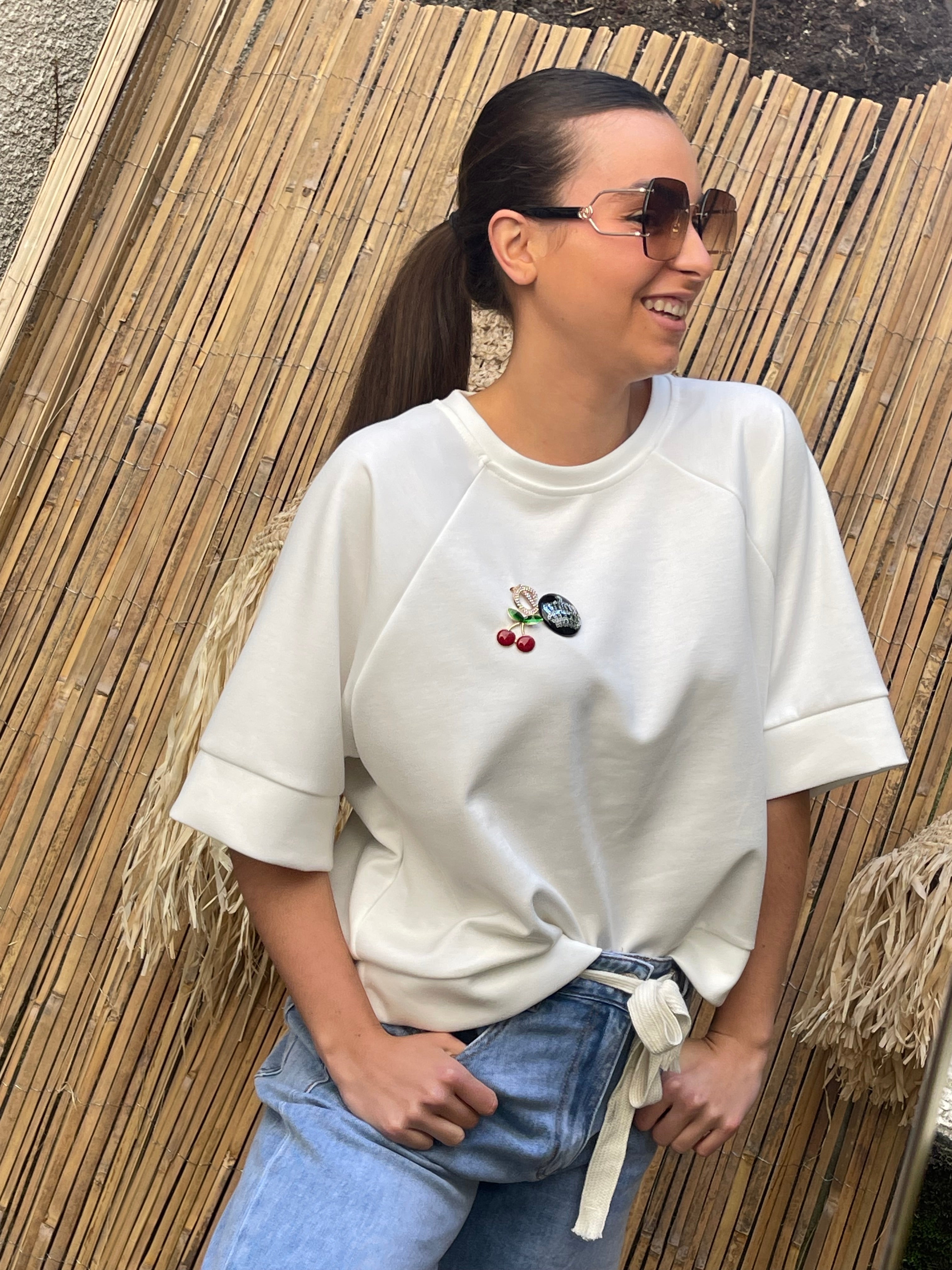 Sweat | PASTILLE | Blanc
