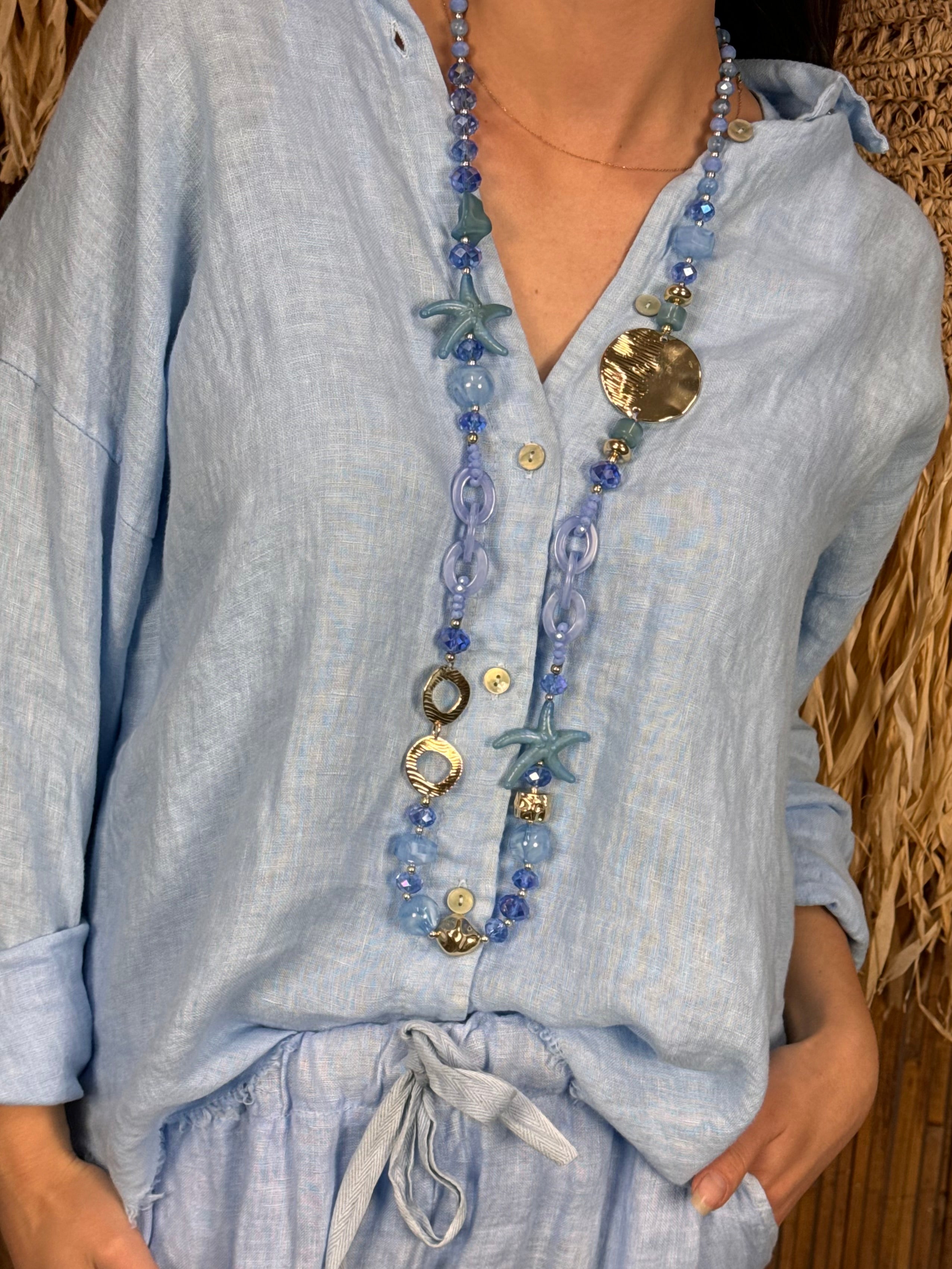 Collier | SOLEILA | Bleu