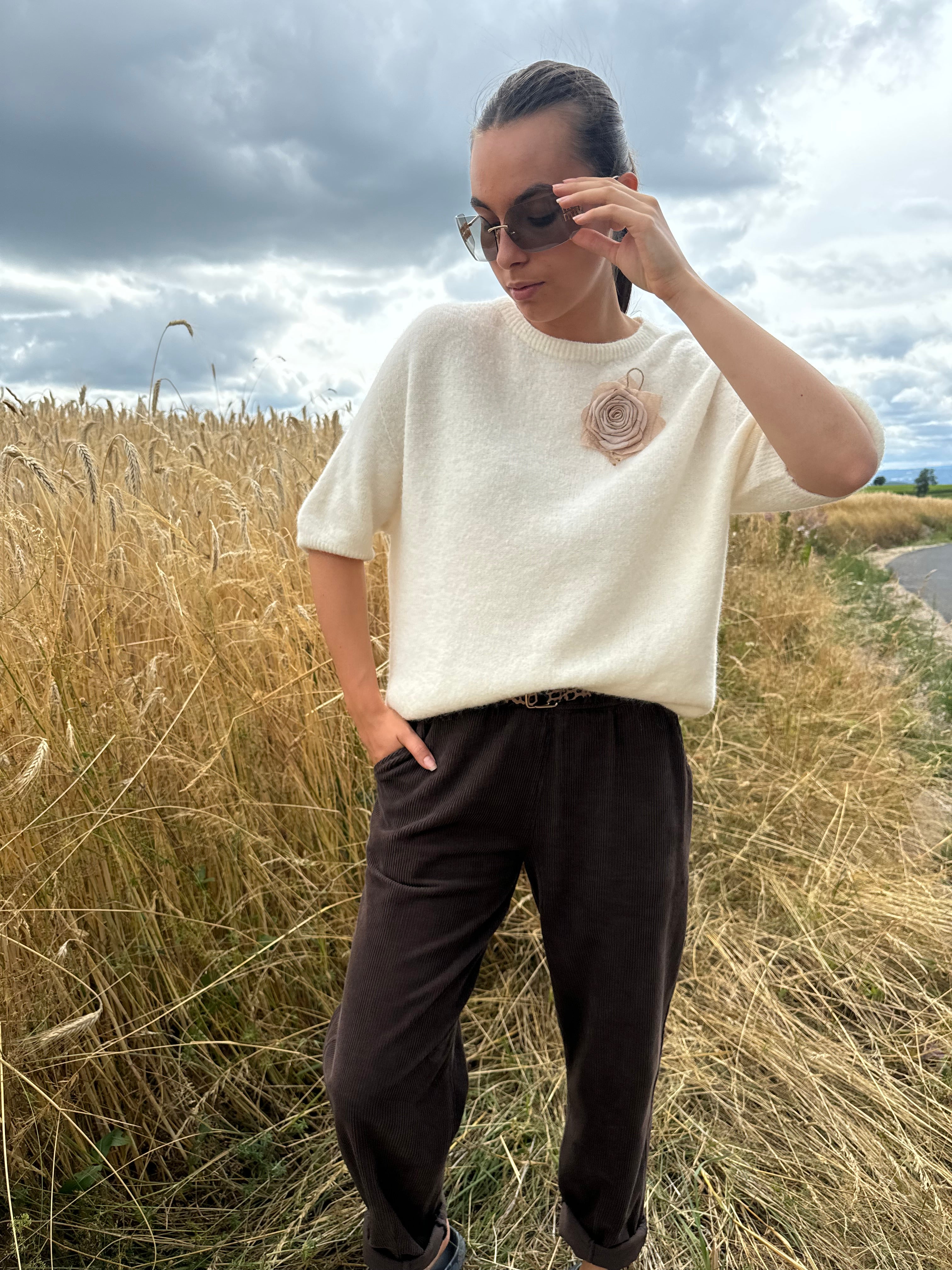 Pull | EGLANTINE | Ecru