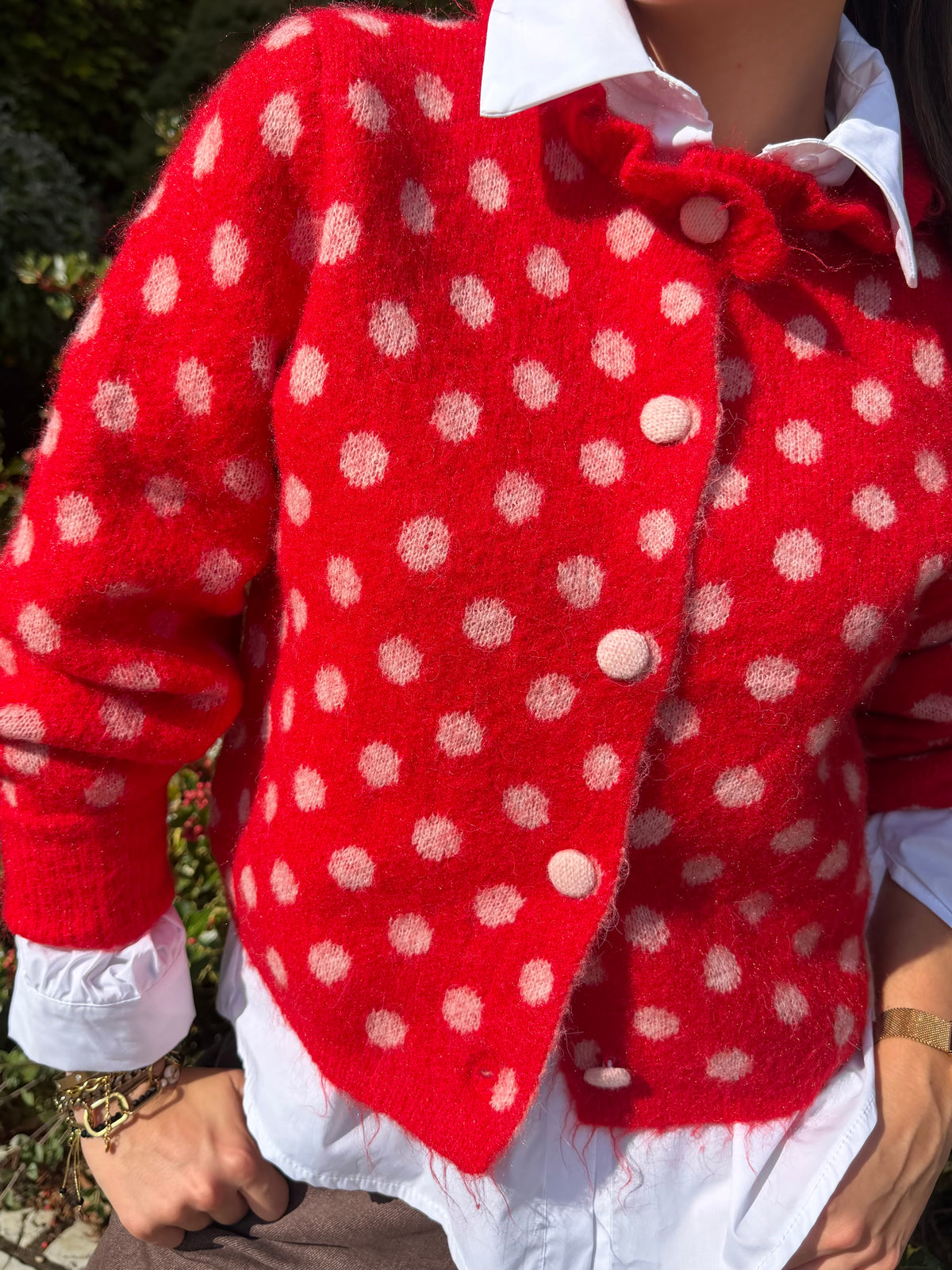 Gilet | POPPY | Rouge