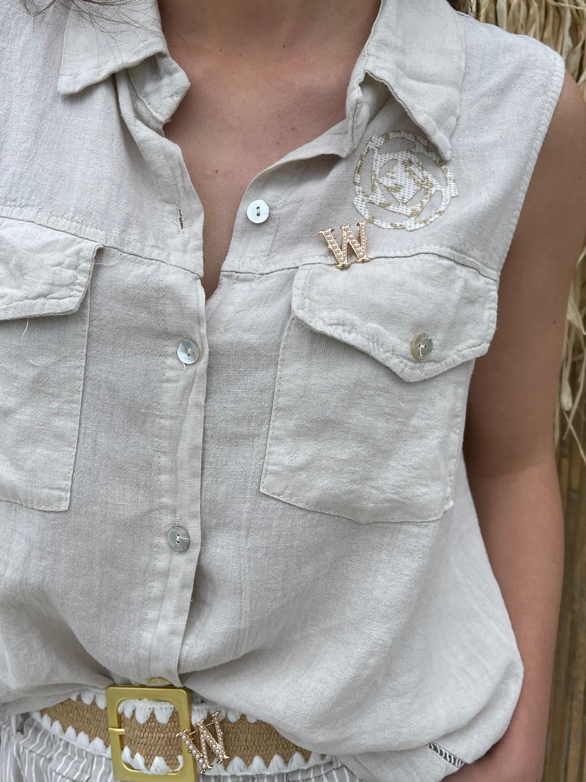 Chemise | LEA | Beige