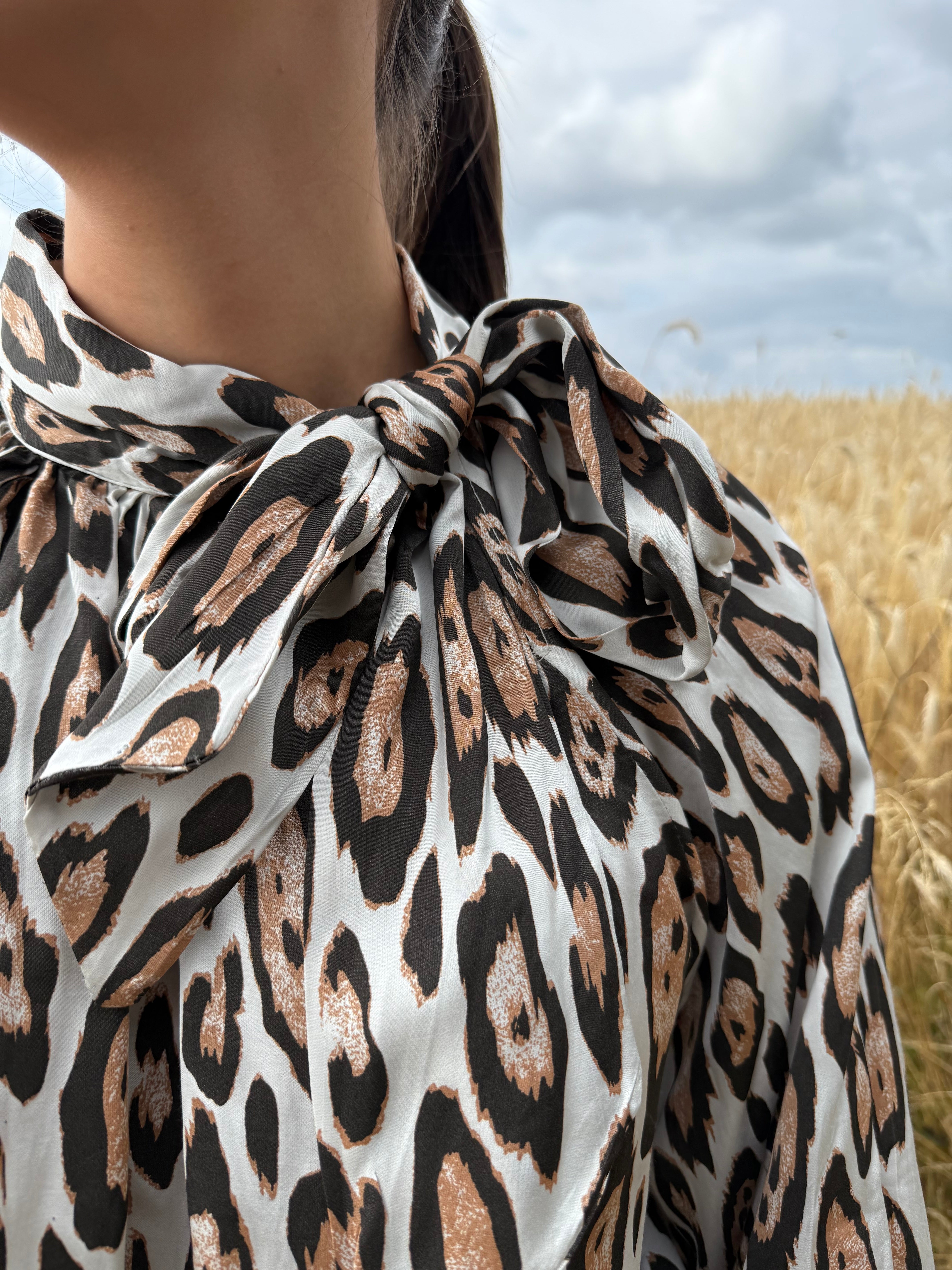 Blouse | LICHEN | Beige léopard