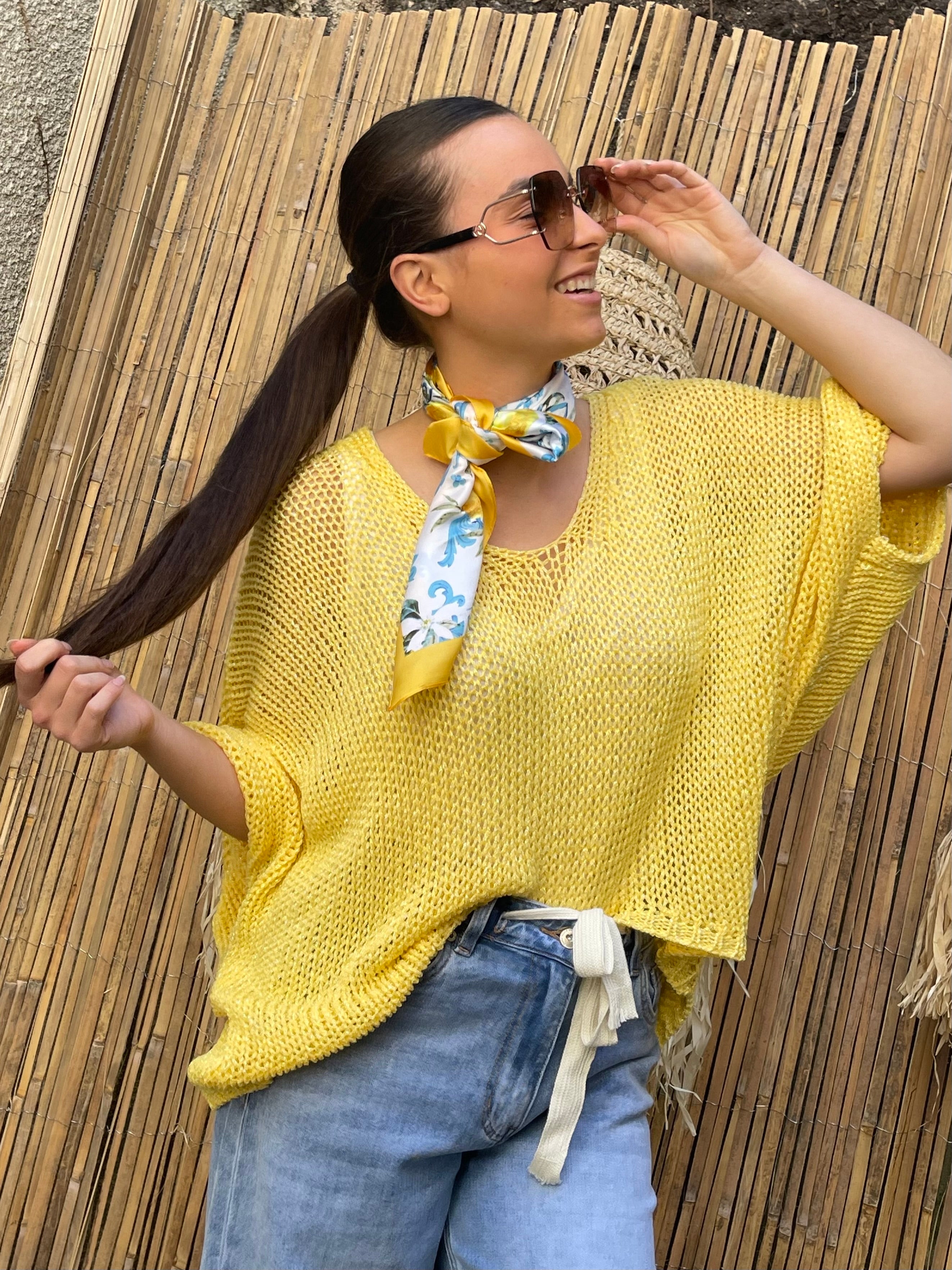 Pull | ALUNA | Jaune