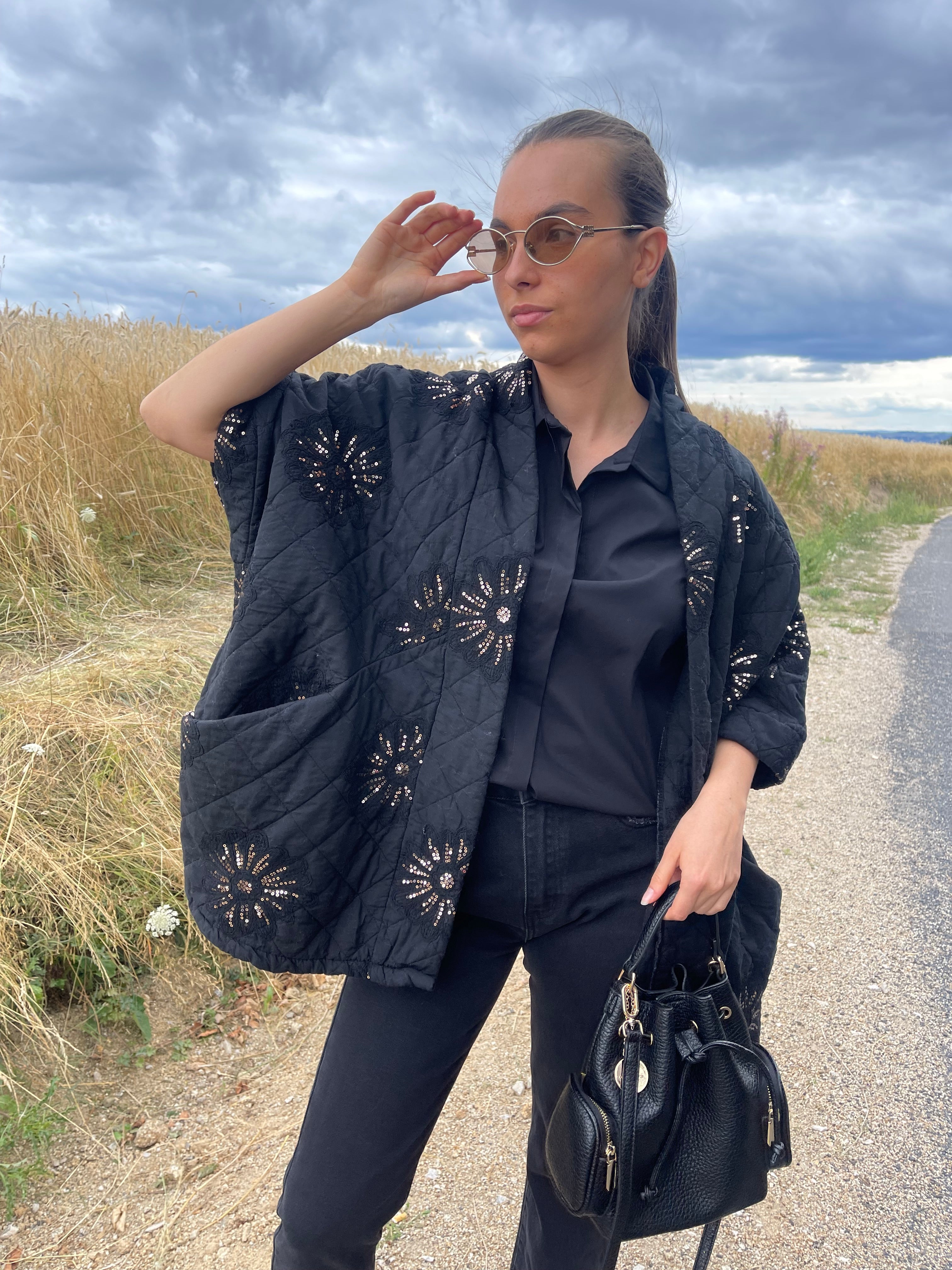 Veste | ÉLYA | Noir