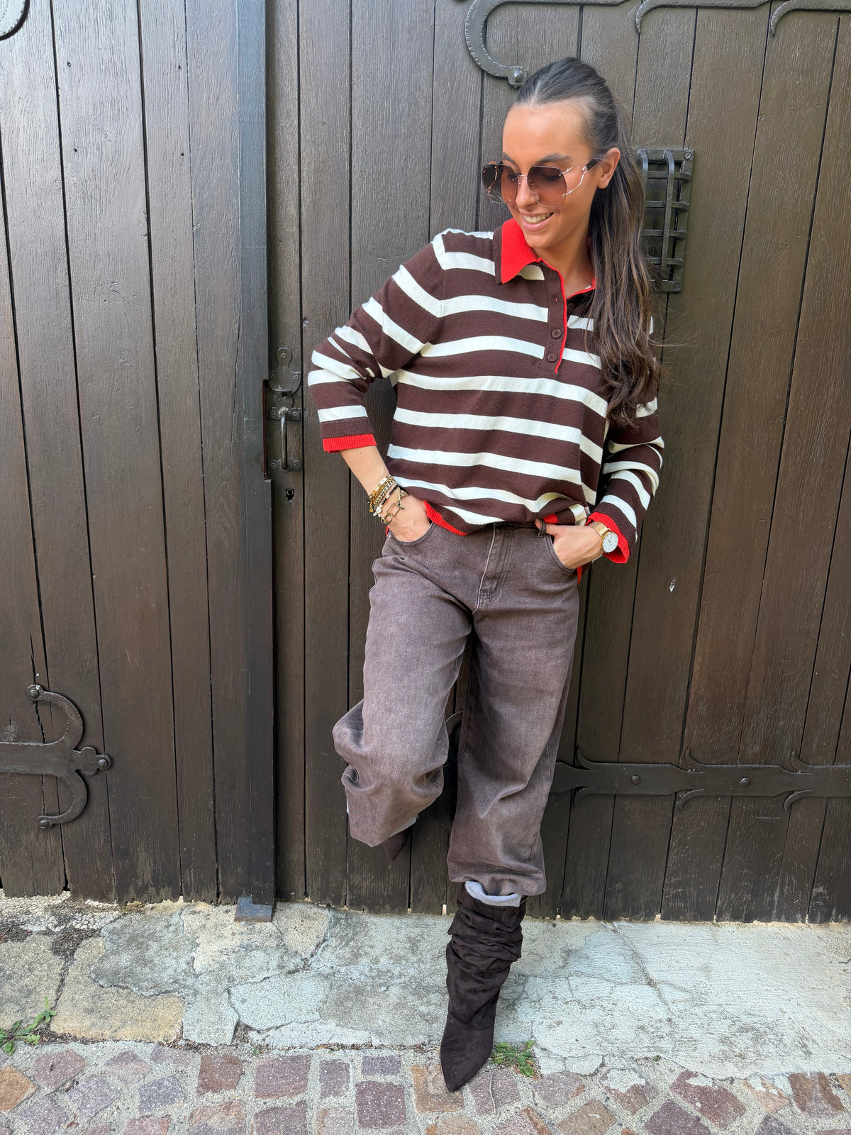 Pull | CAMPUS | Marron Beige