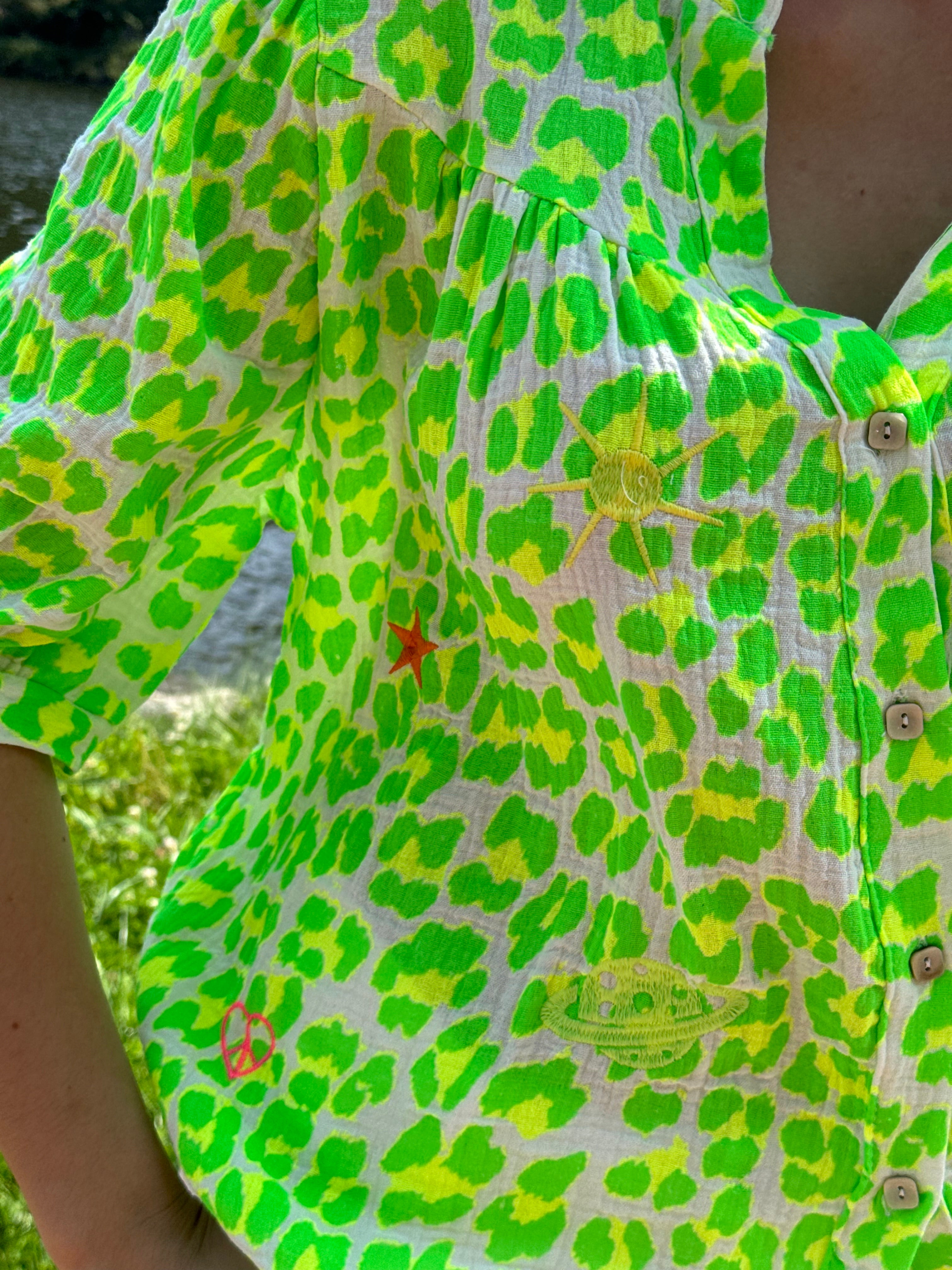 Chemise | OLÉA | Vert Léopard