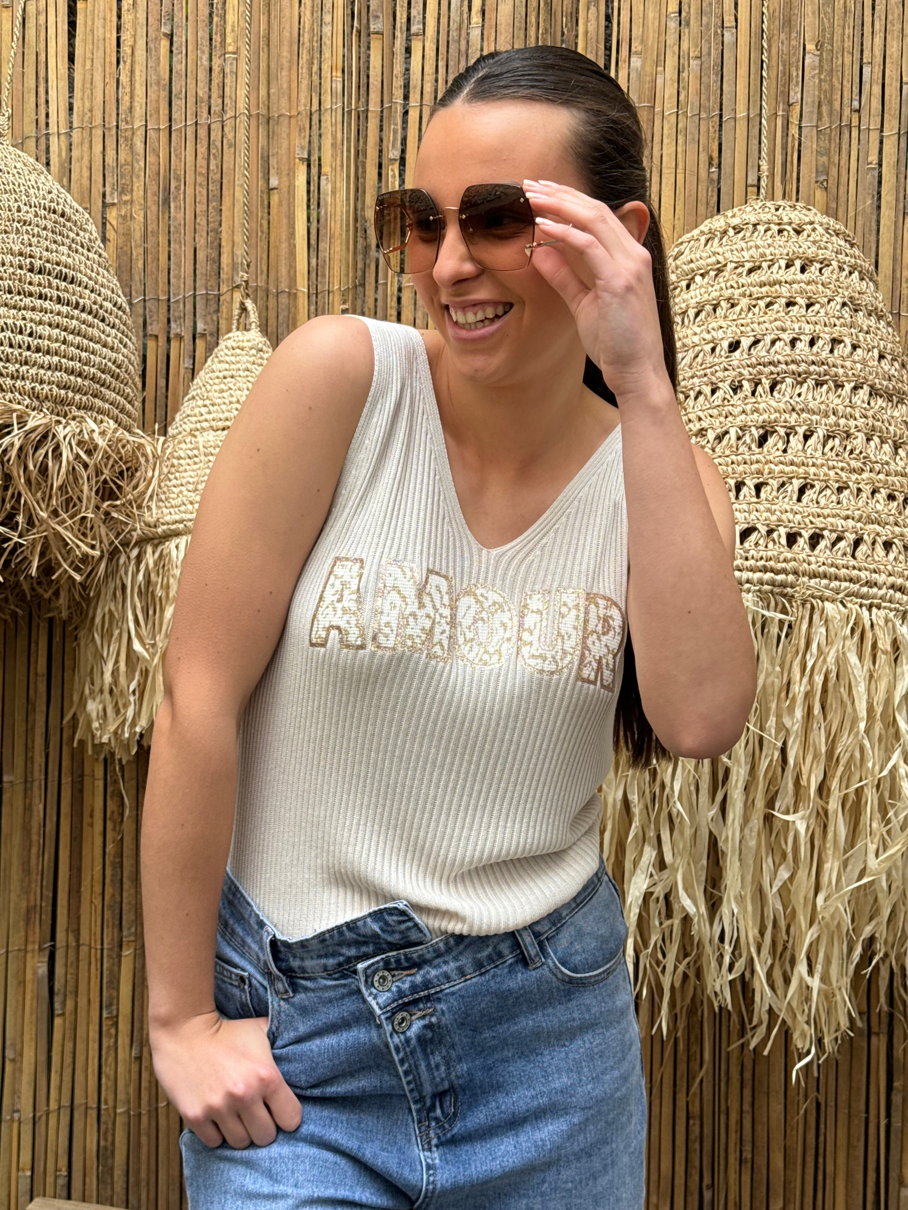 Top | LAURIA | Beige