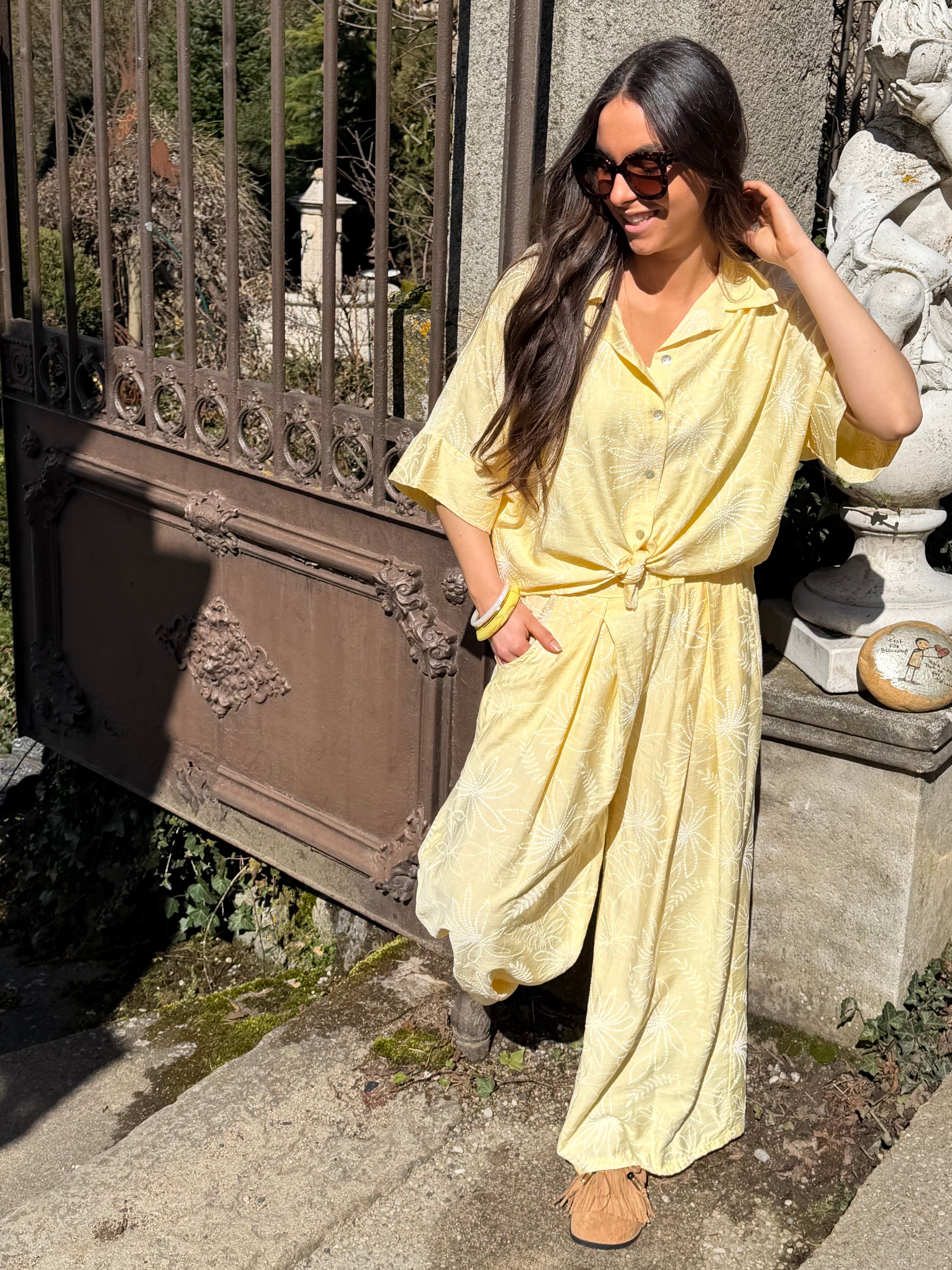 Pantalon | EOLIA | Jaune