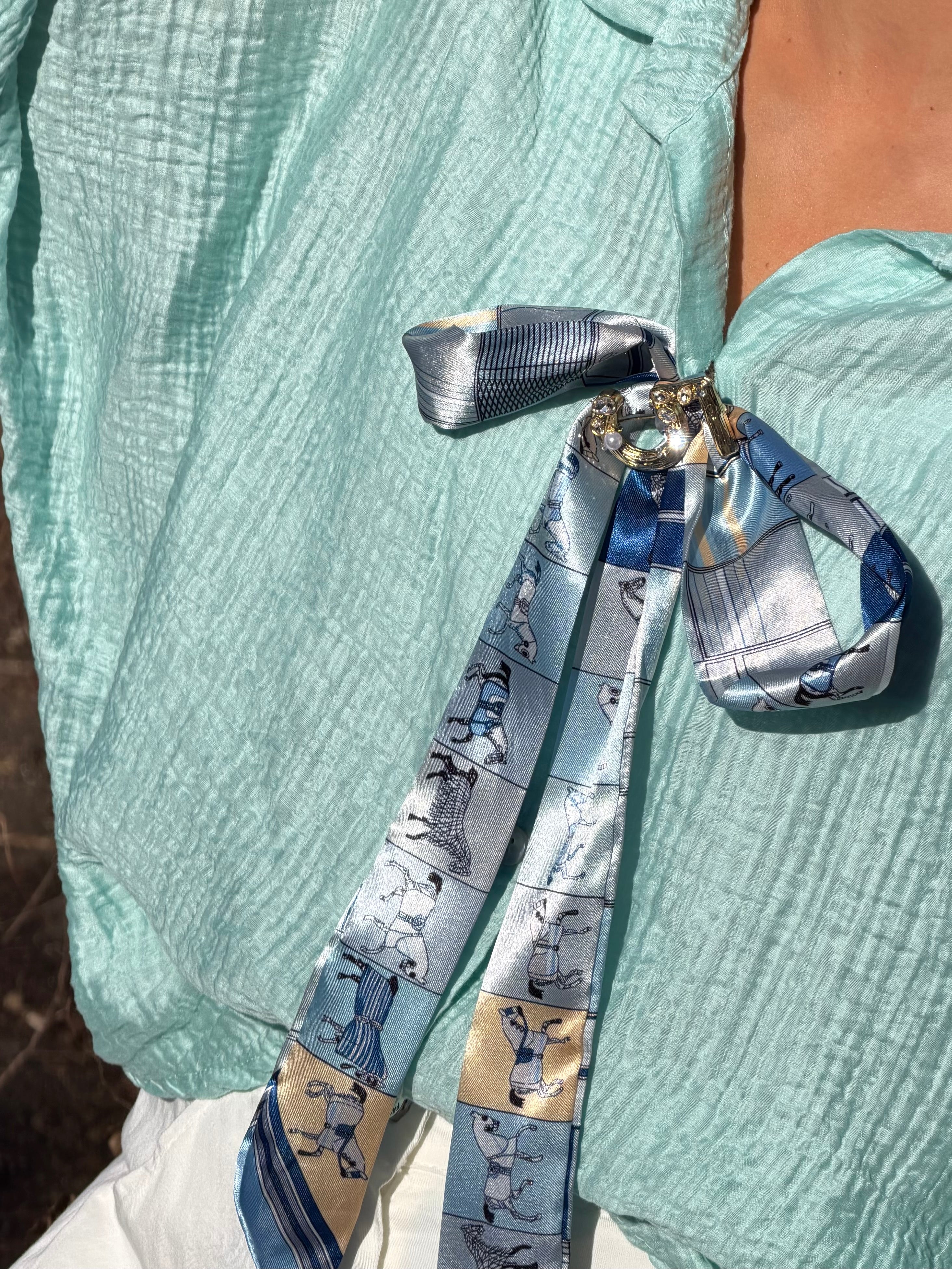 Chemise | SYLVAINE | Turquoise