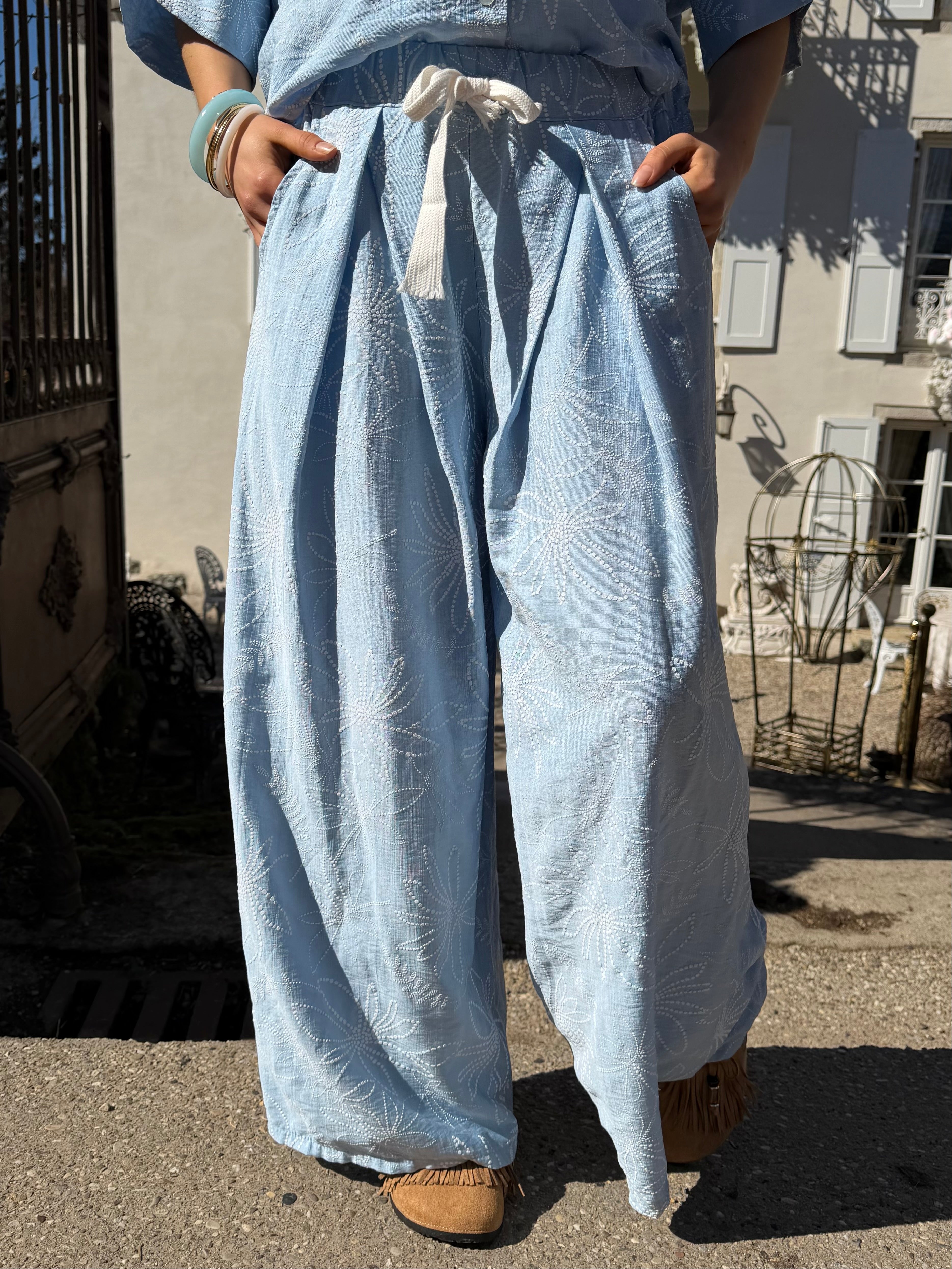 Pantalon | EOLIA | Bleu ciel