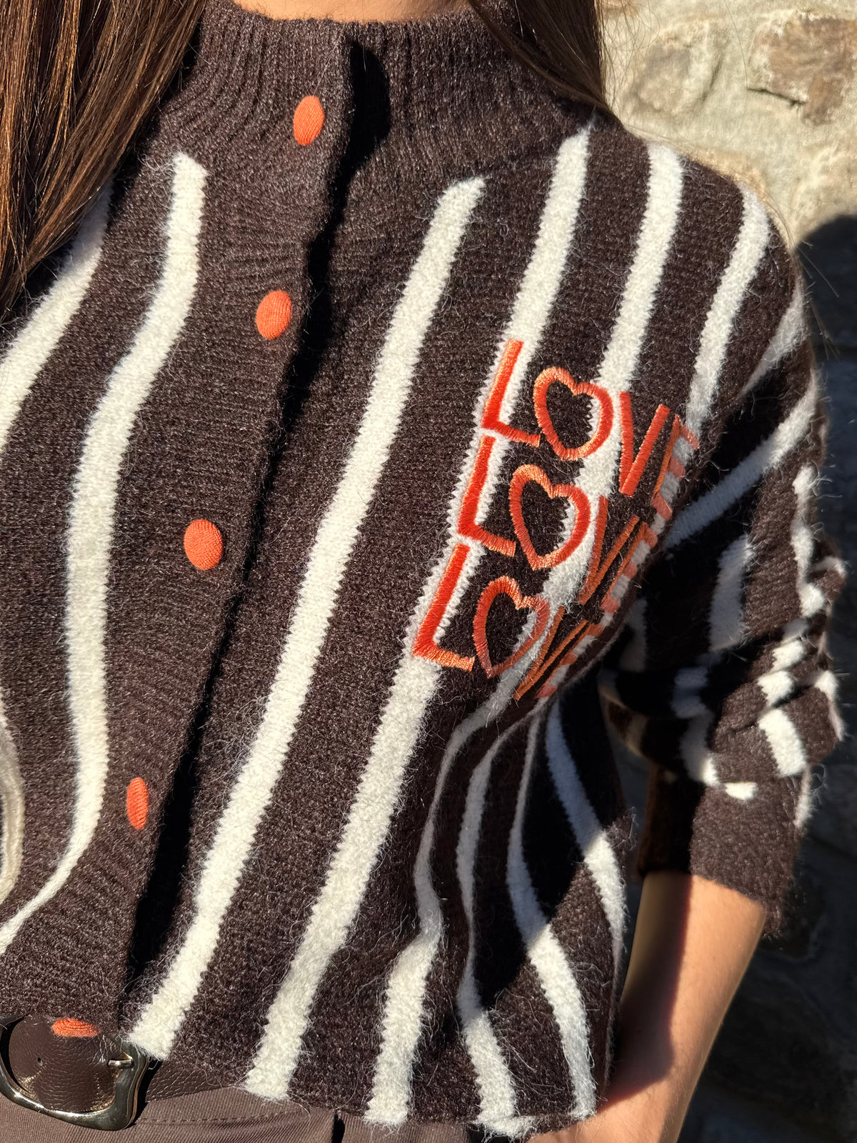 Gilet | CALY | Marron Orange