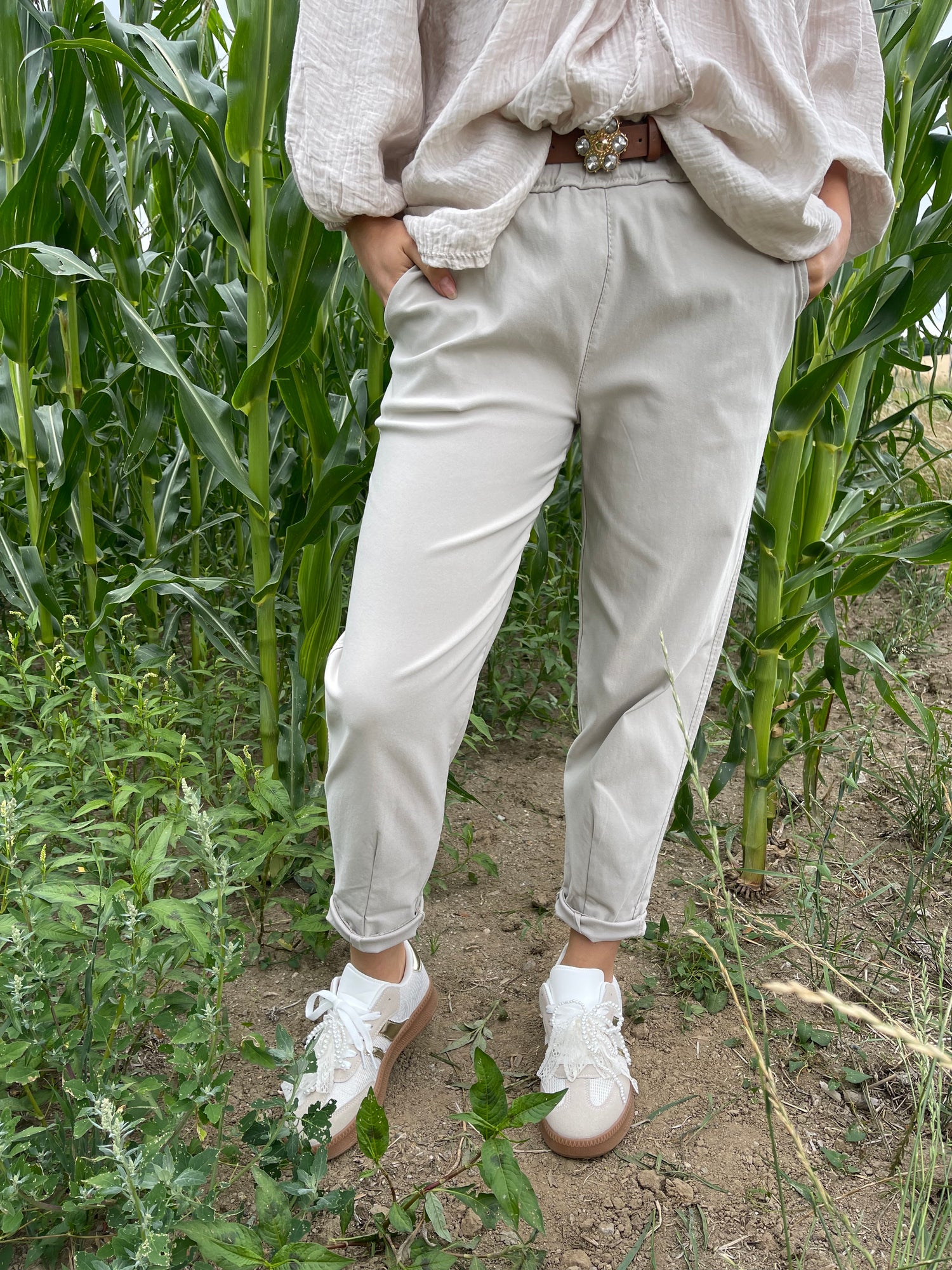 Pantalon | ROSALIE | Beige
