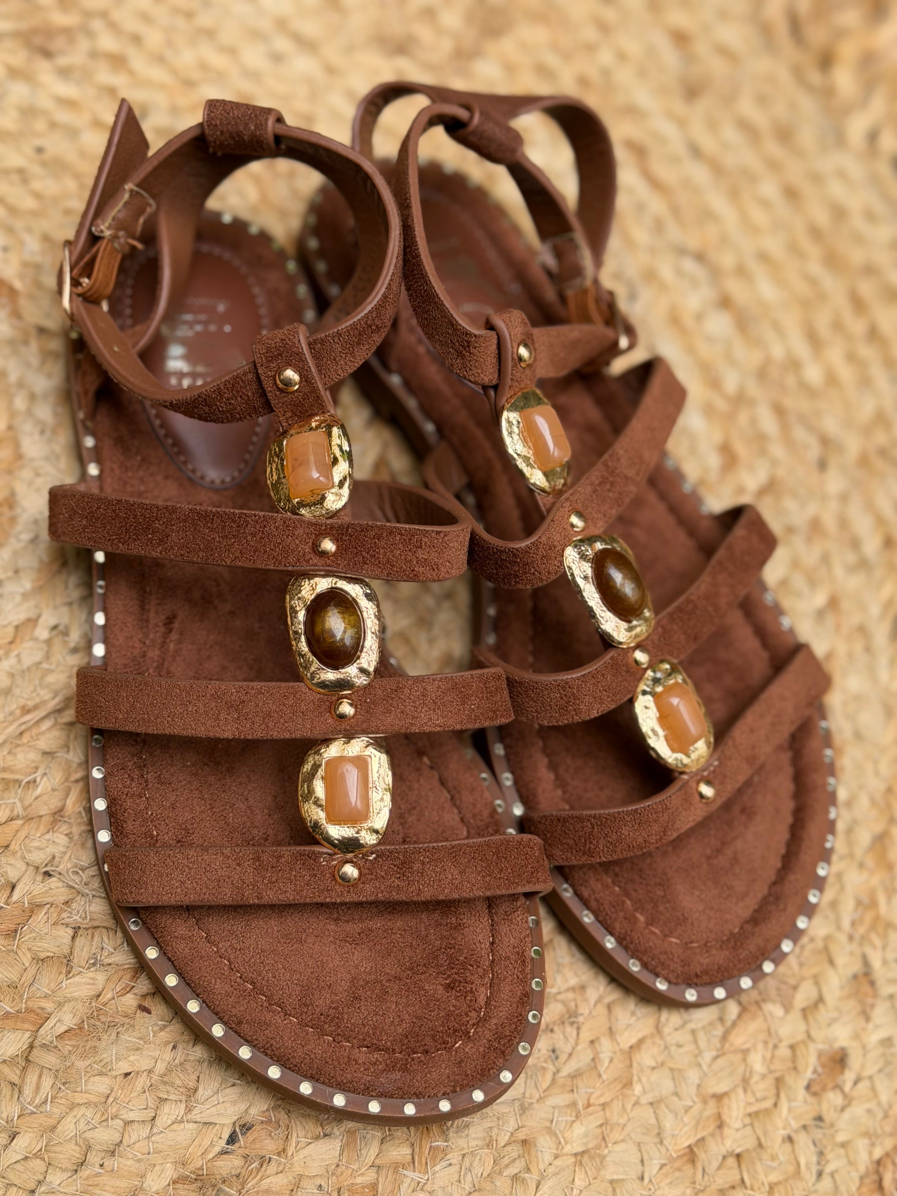 Sandales- LUNA - Marron