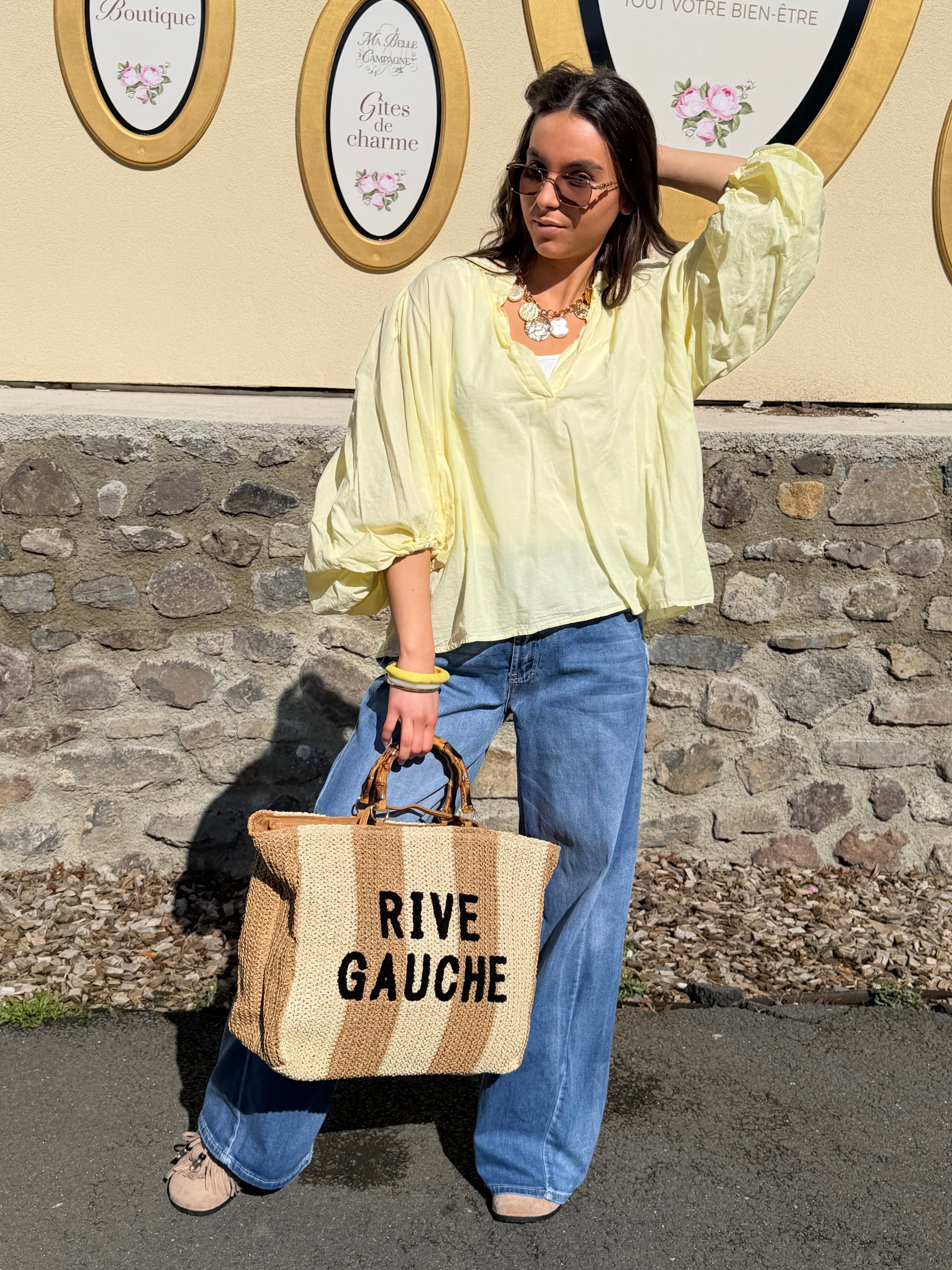 Blouse | AZALEE | Jaune