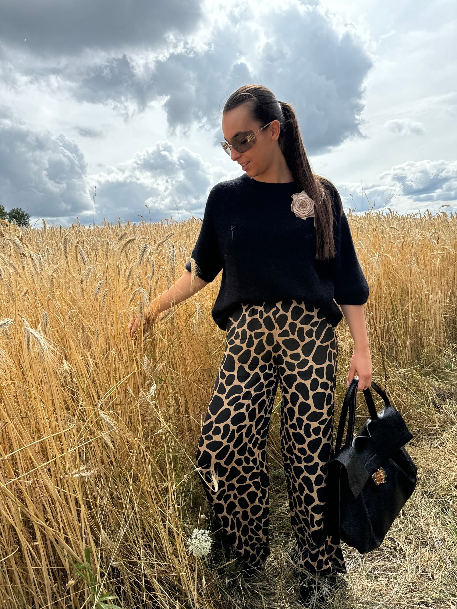 Pantalon | SAVANE | Girafe noir