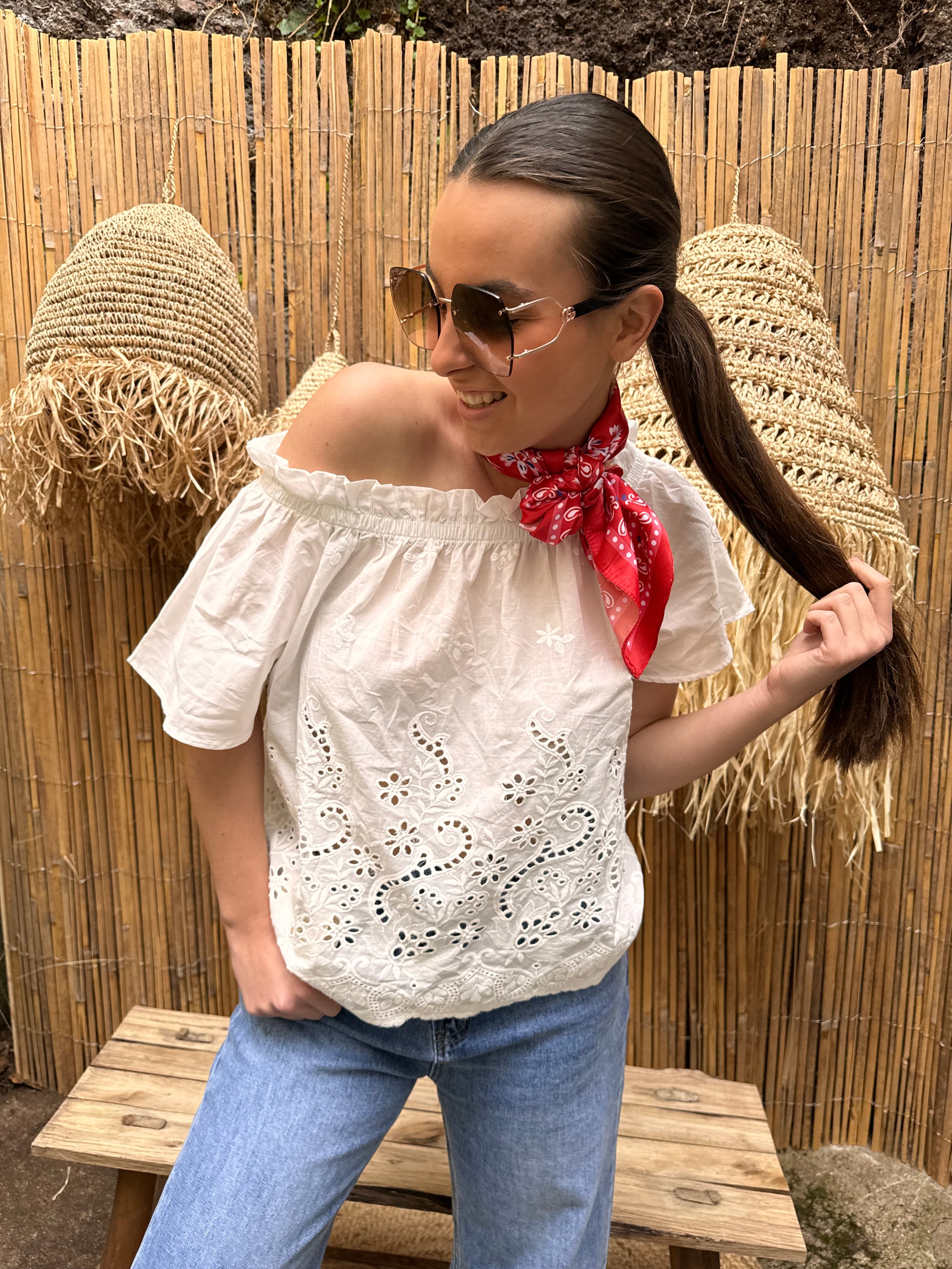 Blouse | OLYNA | Écru