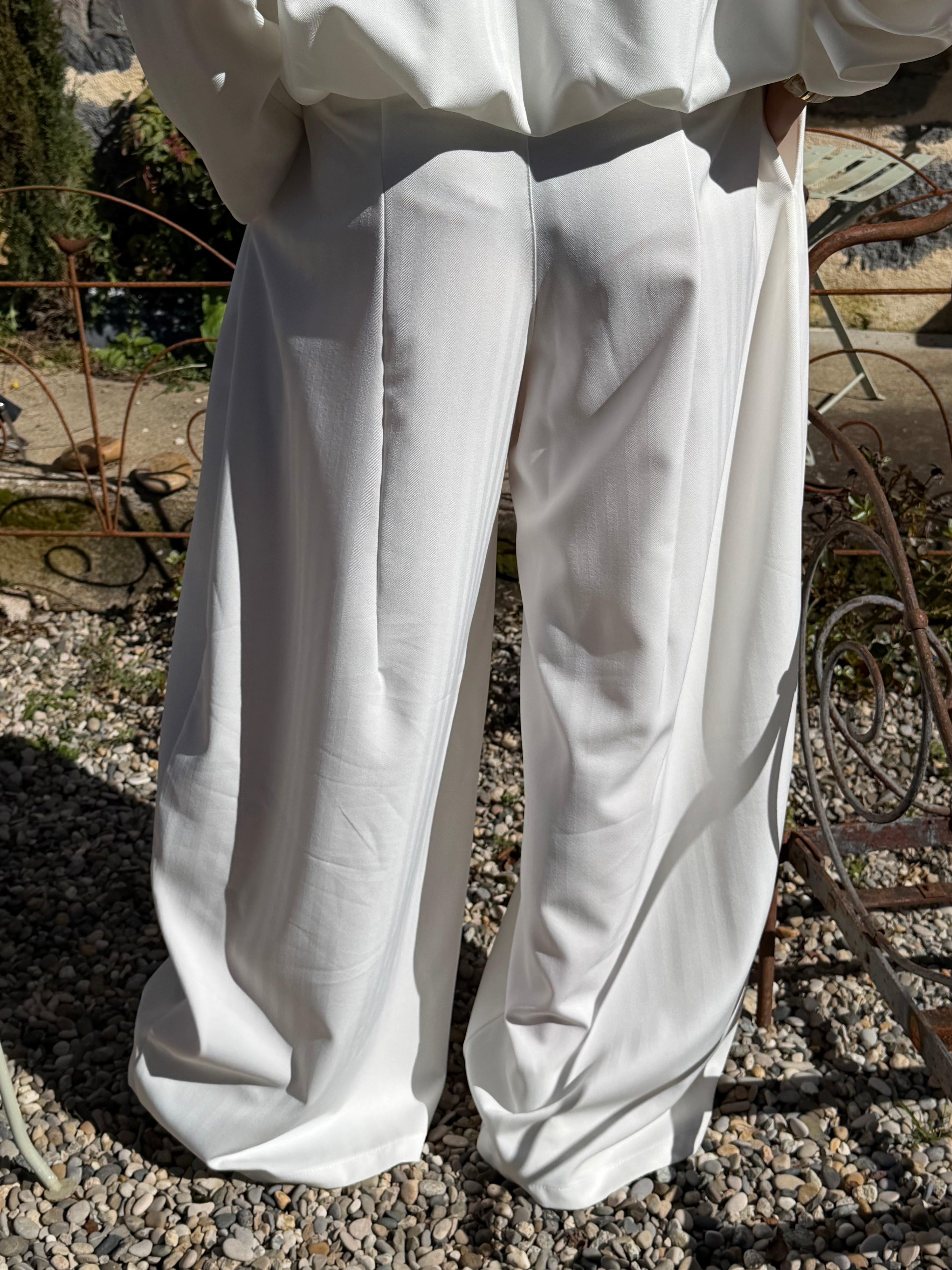 Pantalon | NOXIE | Blanc