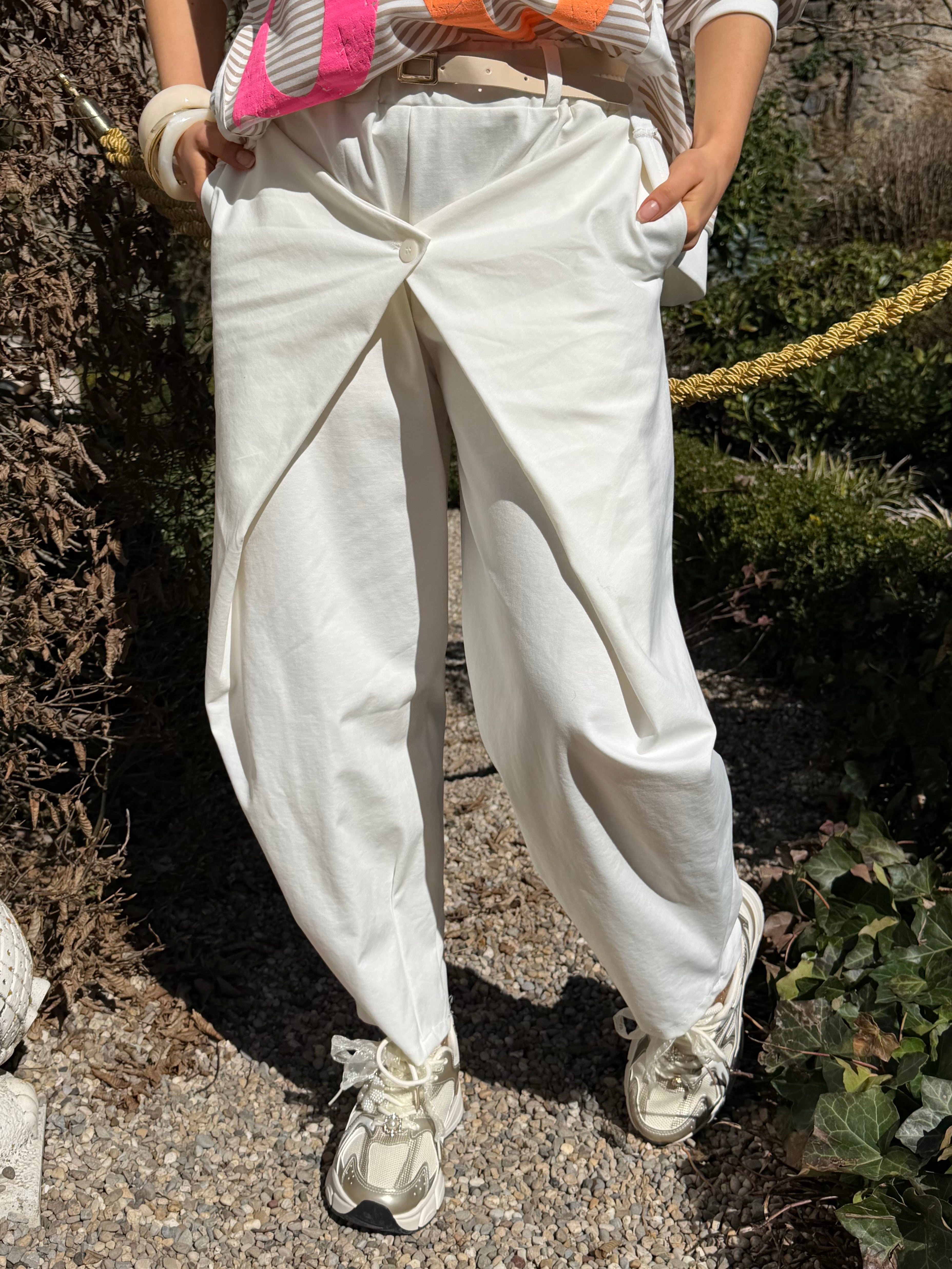 Pantalon | SOLENE | Ecru