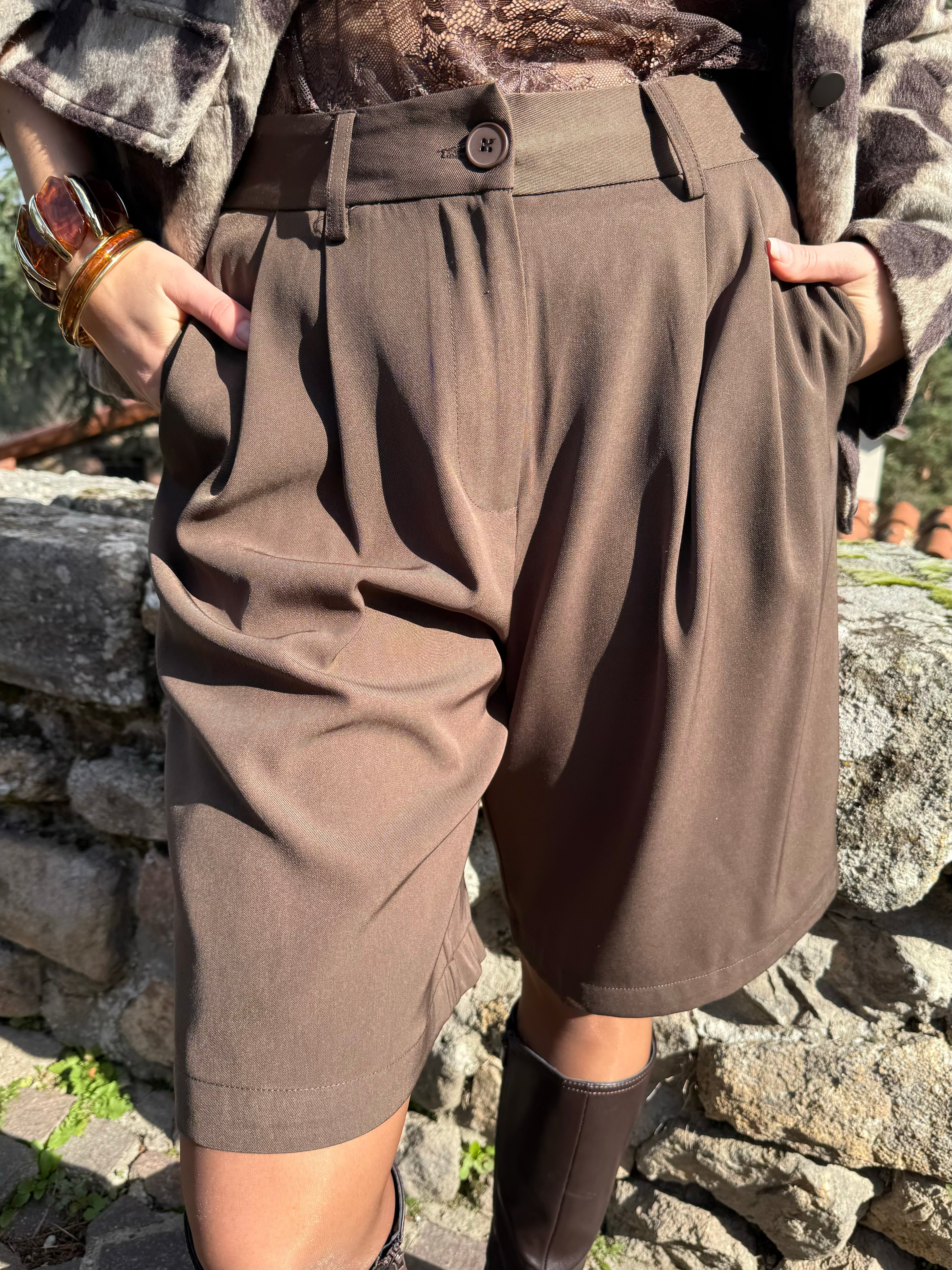 Bermuda | SLOANE | Chocolat