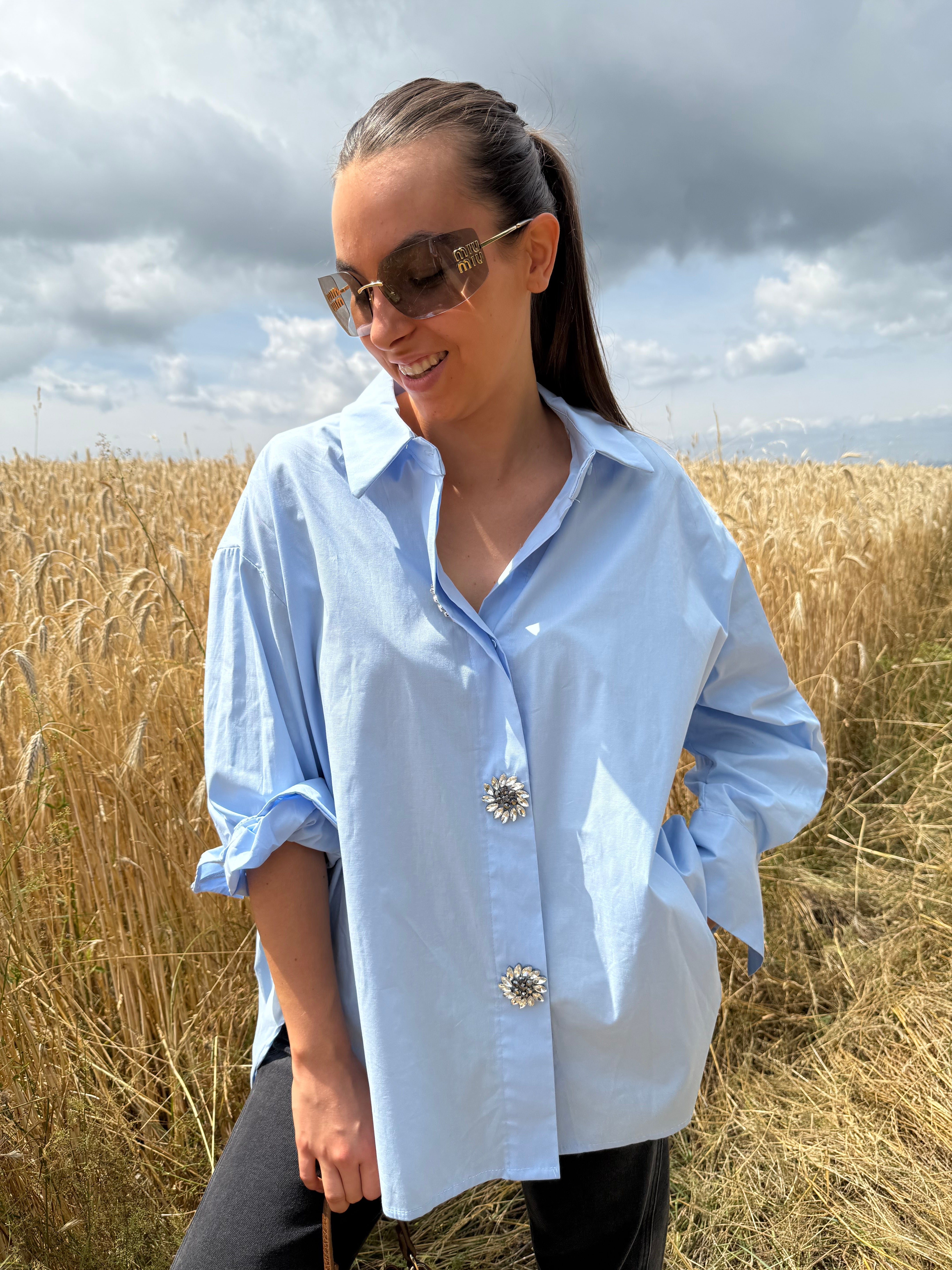 Chemise | AUBEPINE | Bleu ciel