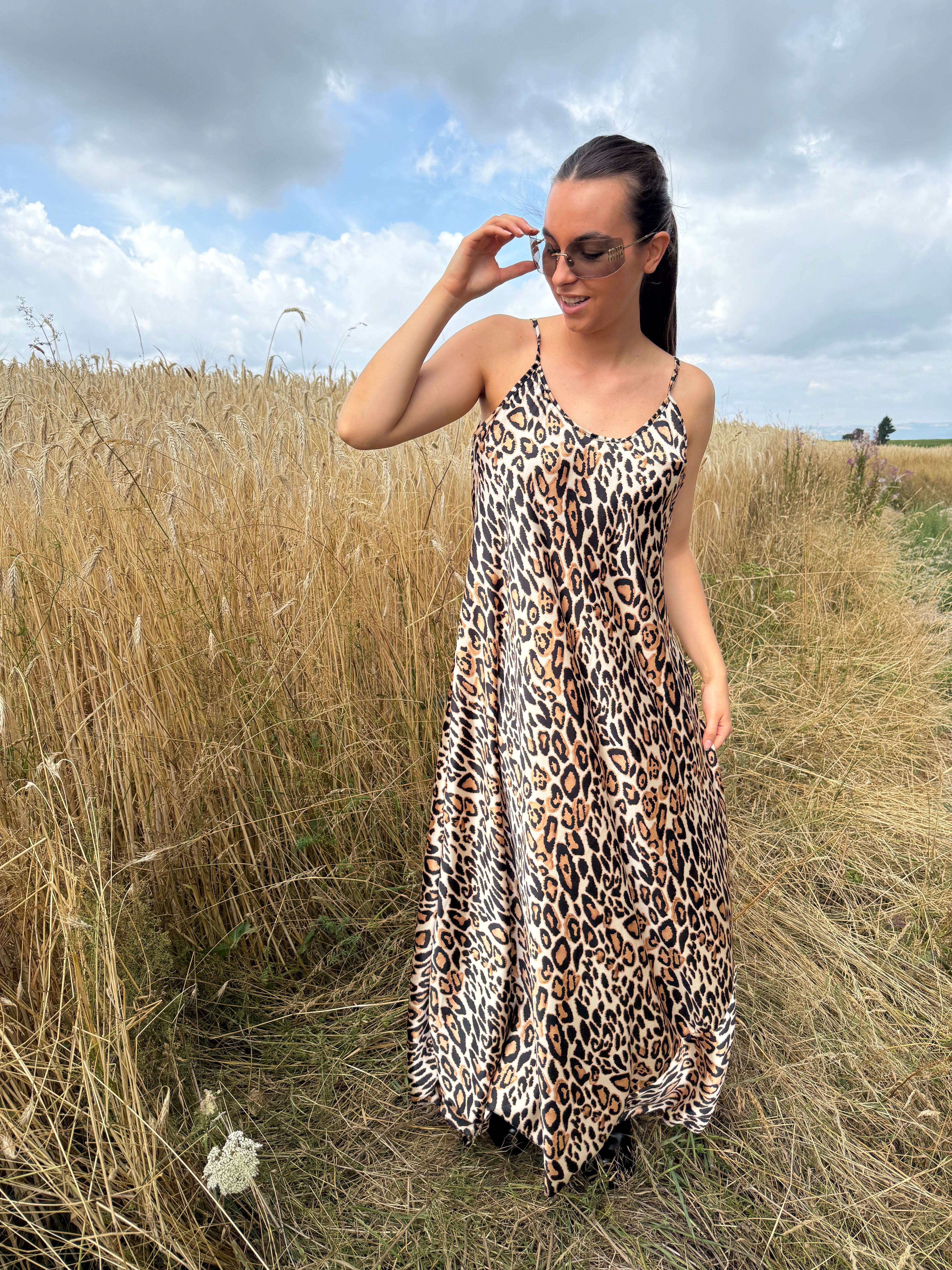 Robe | SAUVANE | Camel léopard