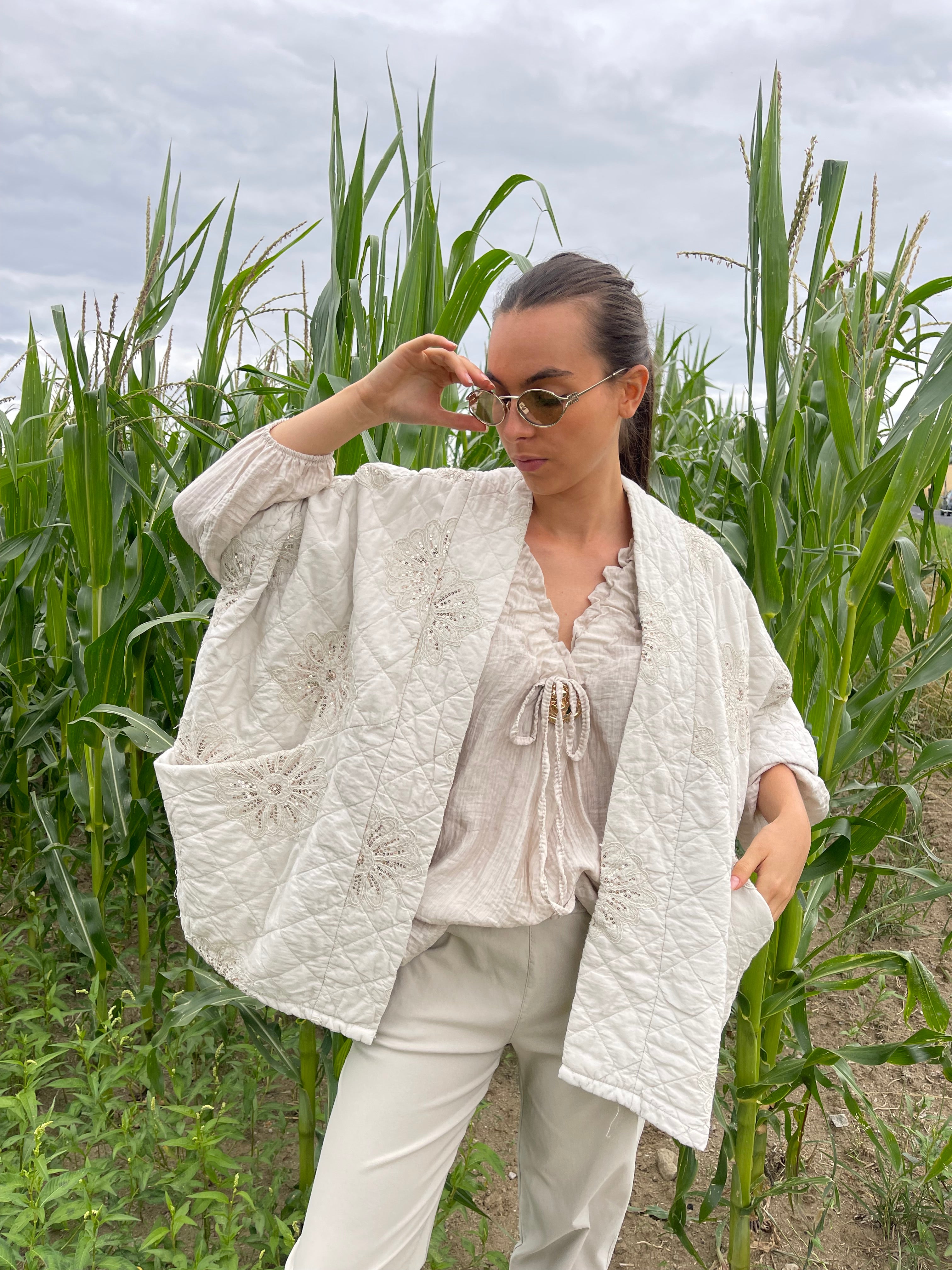 Veste | ÉLYA | Beige